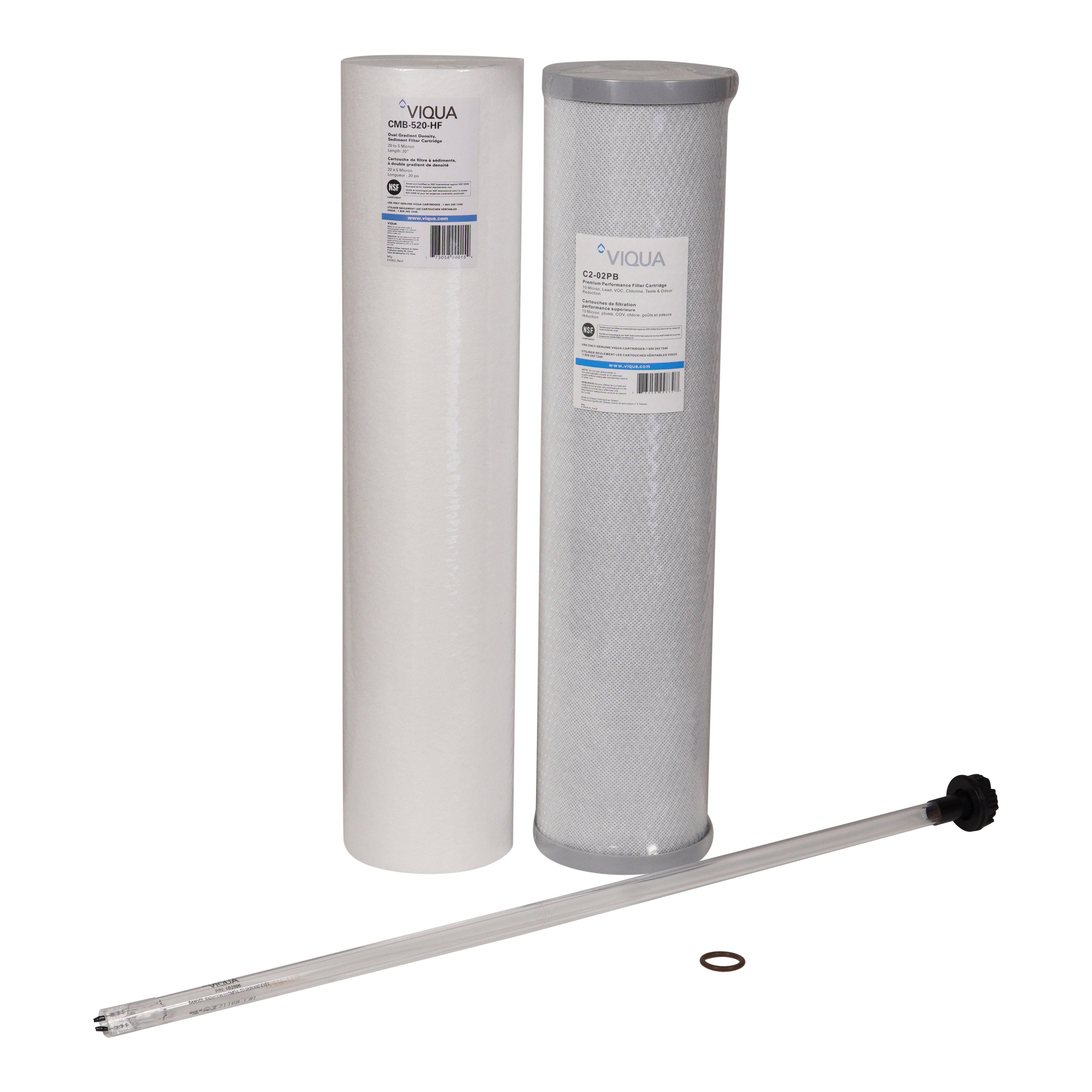 Viqua IHS22-E4 Genuine Replacement UV Lamp and Filters、mySite、noshort