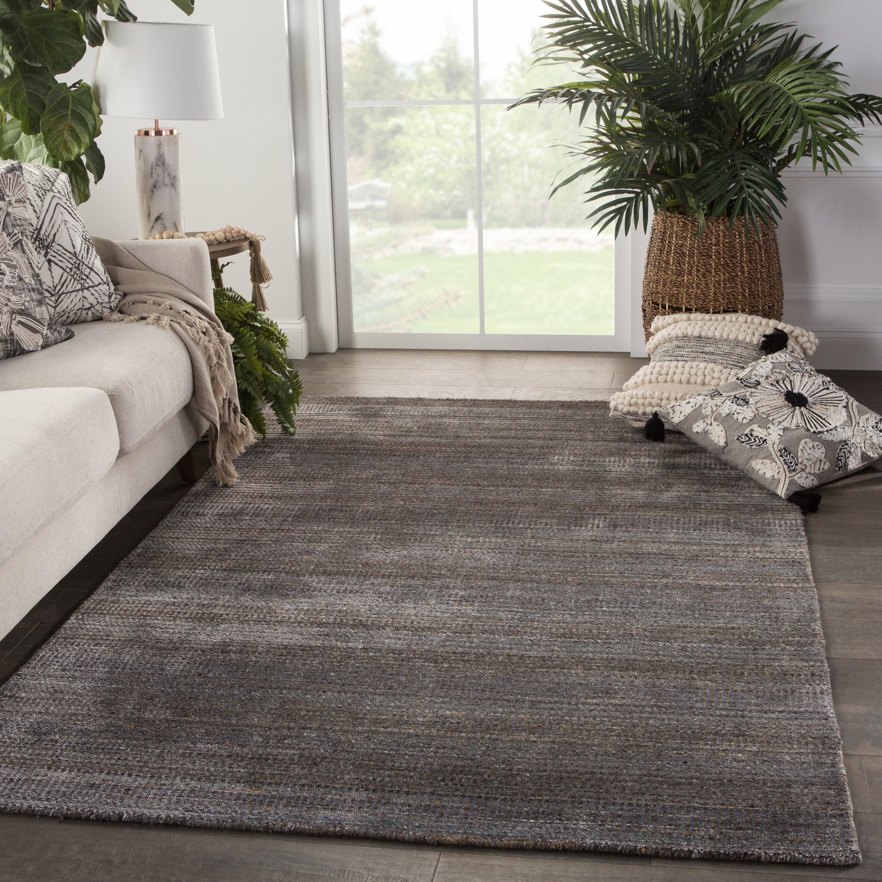Minuit Handmade Geometric Gray Blue Area Rug、mySite、gigharbornorthrealestate