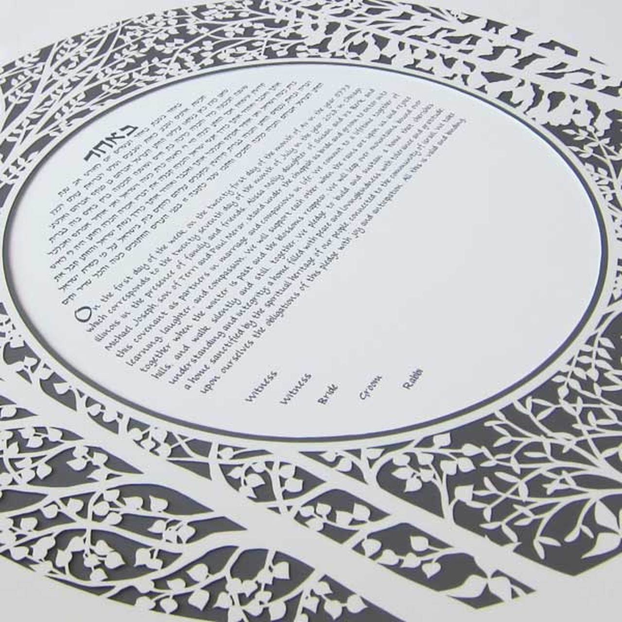 Forest Ketubah by Melanie Dankowicz - (Choice of Colors)、mySite、topwebapps