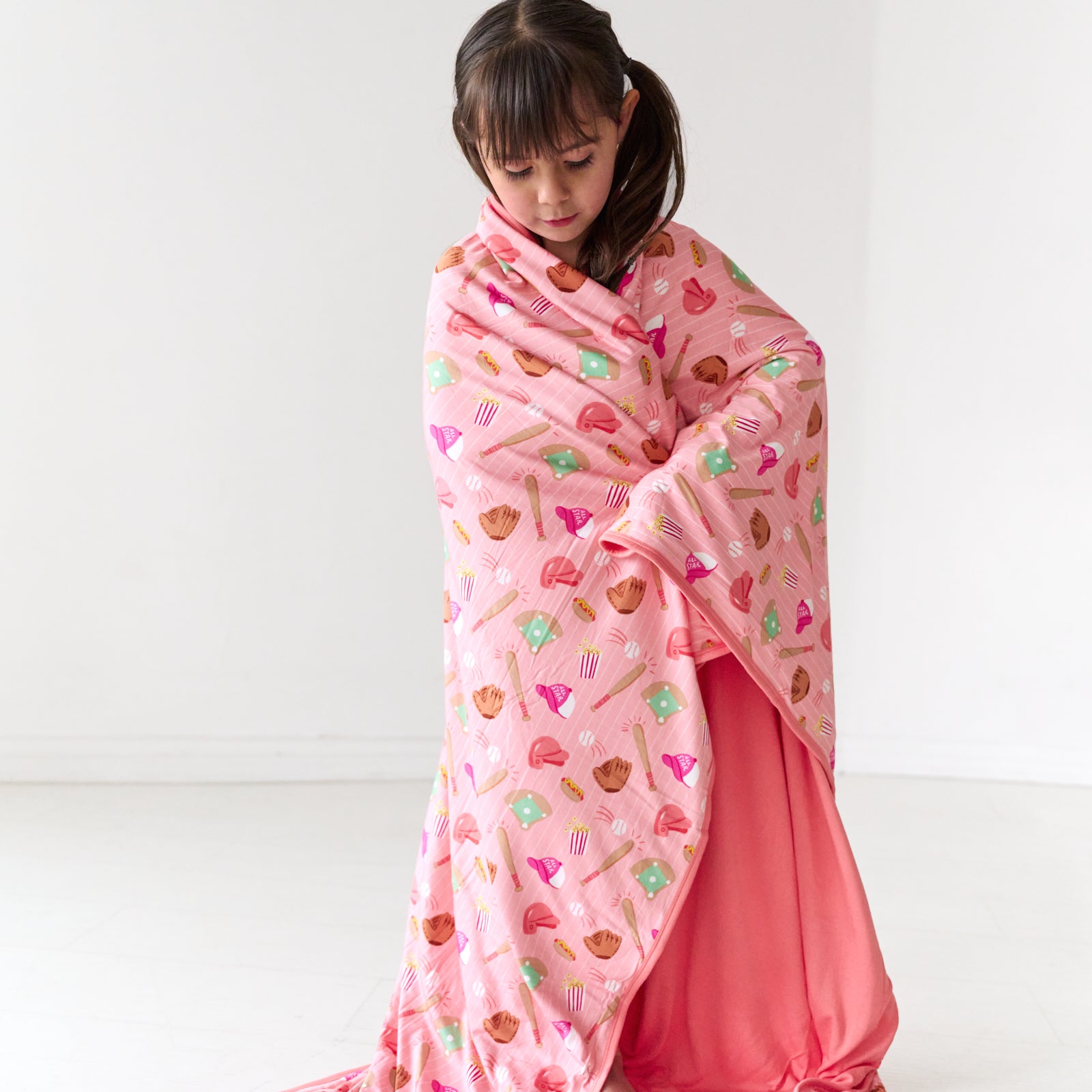 Pink All Stars Large Cloud Blanket®、mySite、g9winljtr