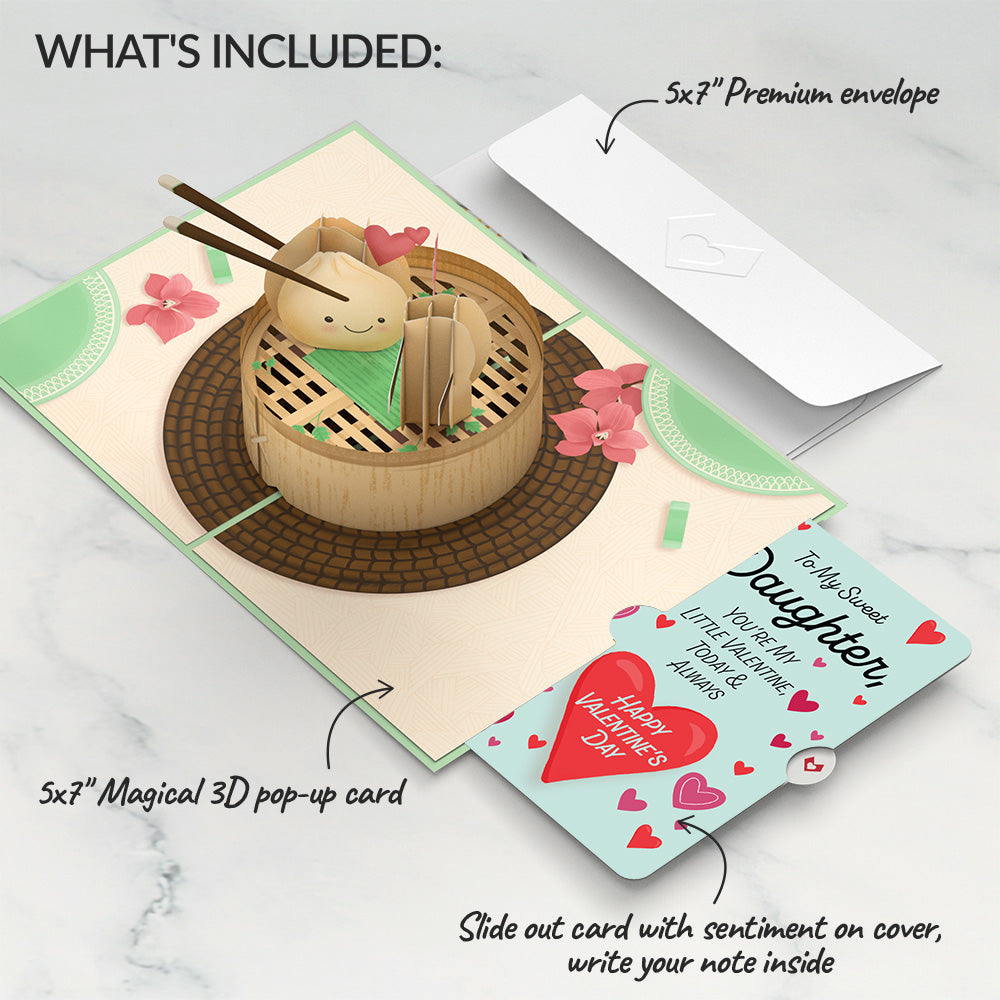 You're All That and Dim Sum Valentine Pop-Up Card and Sentiment Set for Daughter、mySite、solidvoid