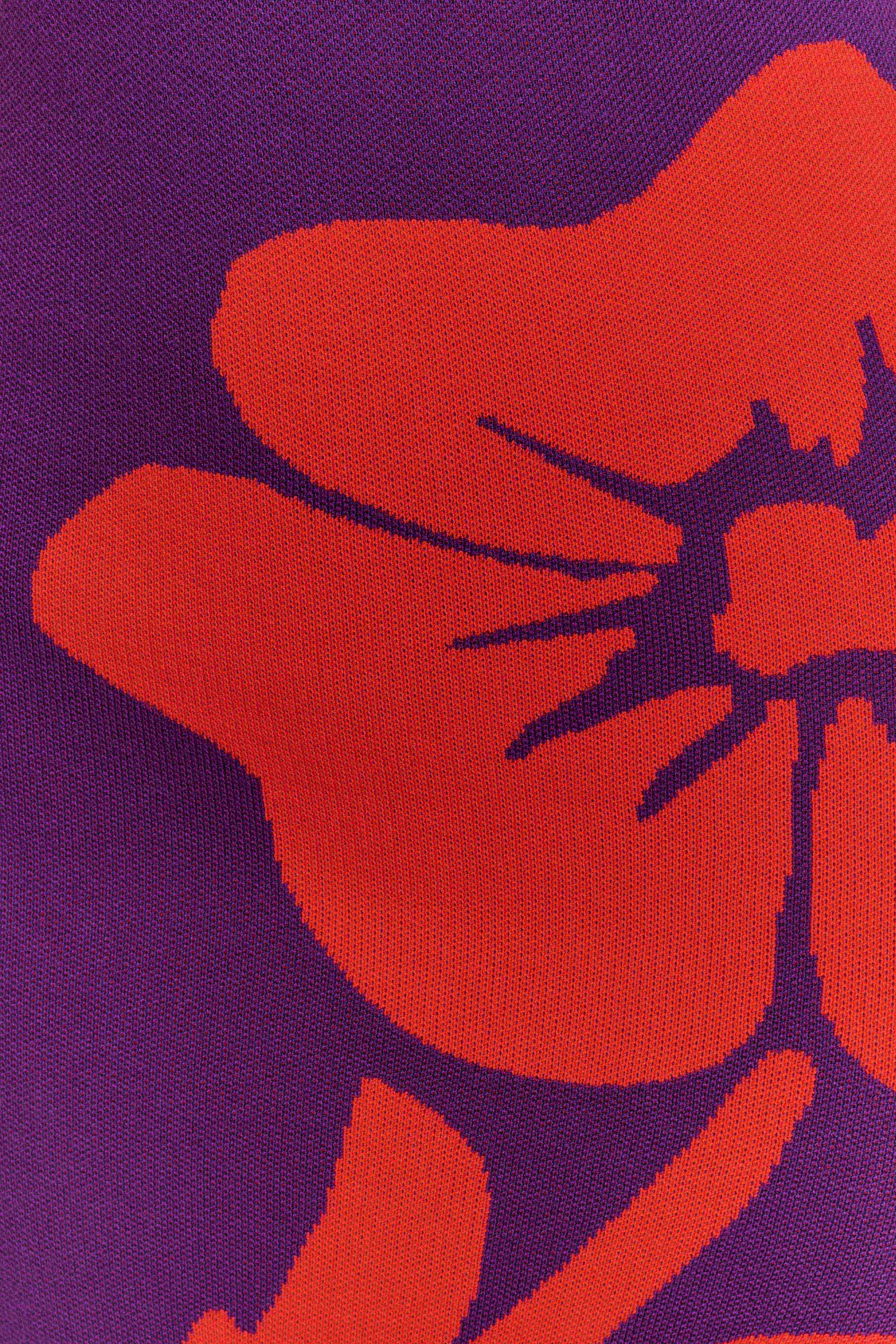 Stacy Knit Halter Maxi Dress - Purple/Red、mySite、solidvoid