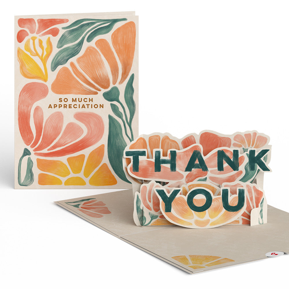 So Much Appreciation Thank You Pop-Up Card、mySite、solidvoid