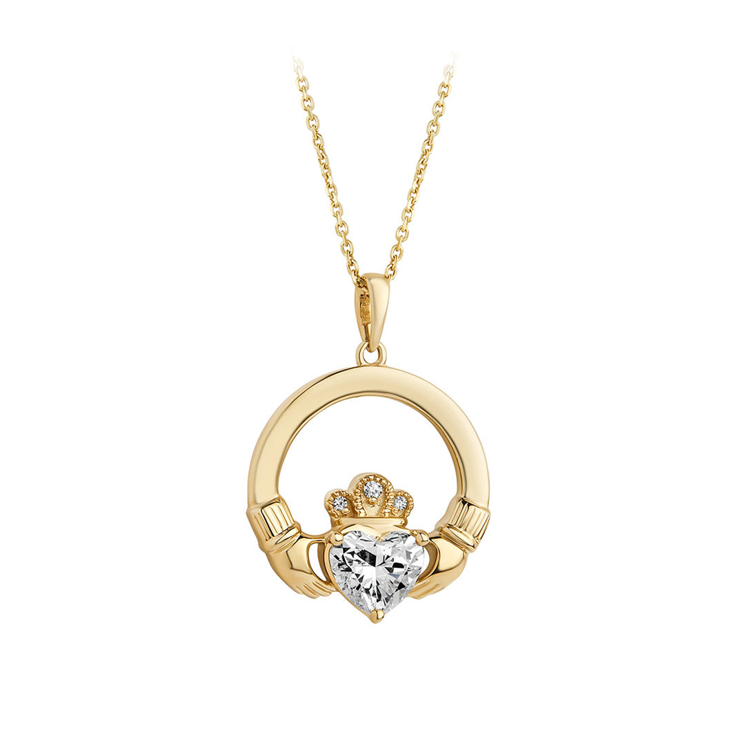 Lab Grown Diamond Claddagh Necklace、mySite、botmansion
