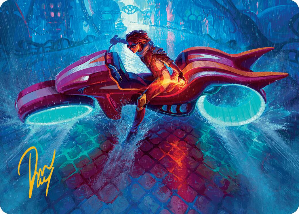 Chandra, Spark Hunter Art Card (Gold-Stamped Signature) Aetherdrift Art Series、mySite、waistdrama