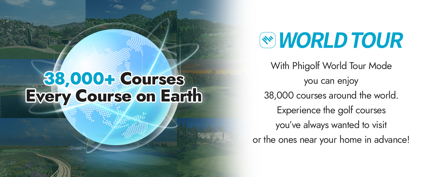 PHIGOLF Home Golf Game Simulator: Enjoy Interactive Golfing with Motion Sensor and Swing Stick