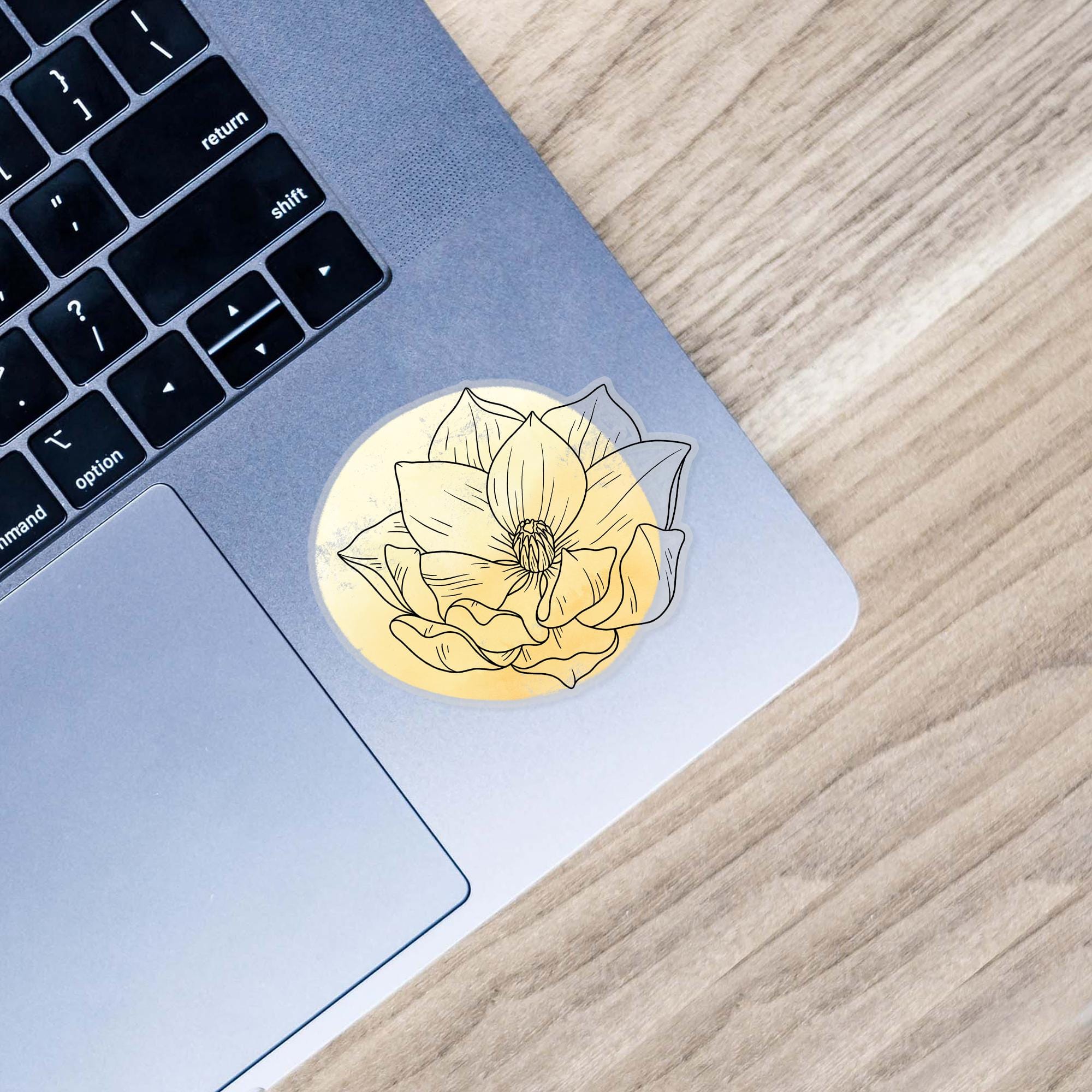  Ranunculus Abstract - Clear Sticker、mySite、elrpsem3k