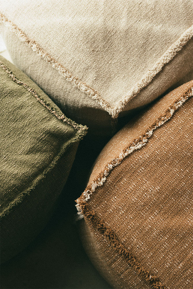 Handloom Pouf Beige、mySite、gigharbornorthrealestate