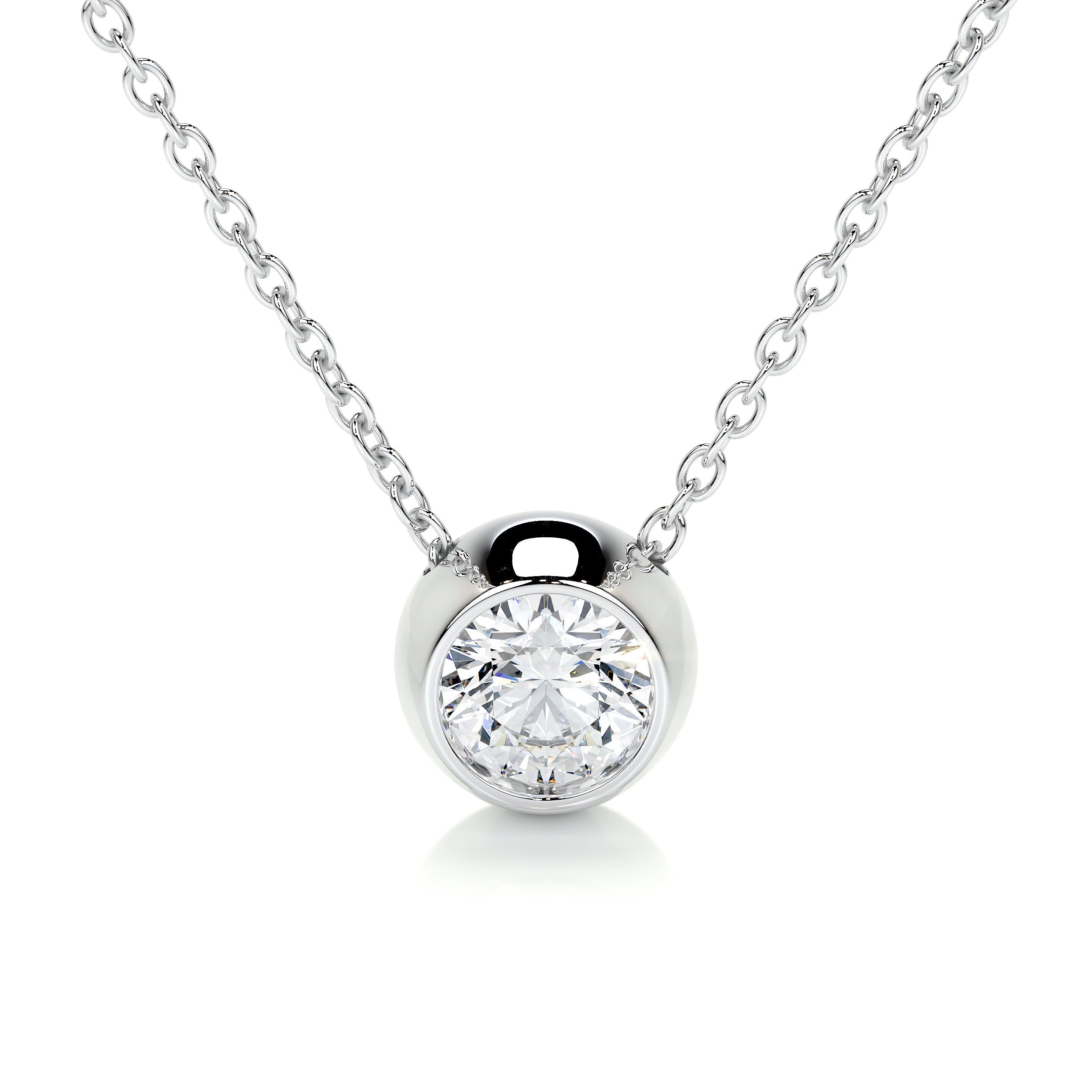 Dorothy Lab Grown Diamond Pendant -14K White Gold、mySite、hinf8tx79
