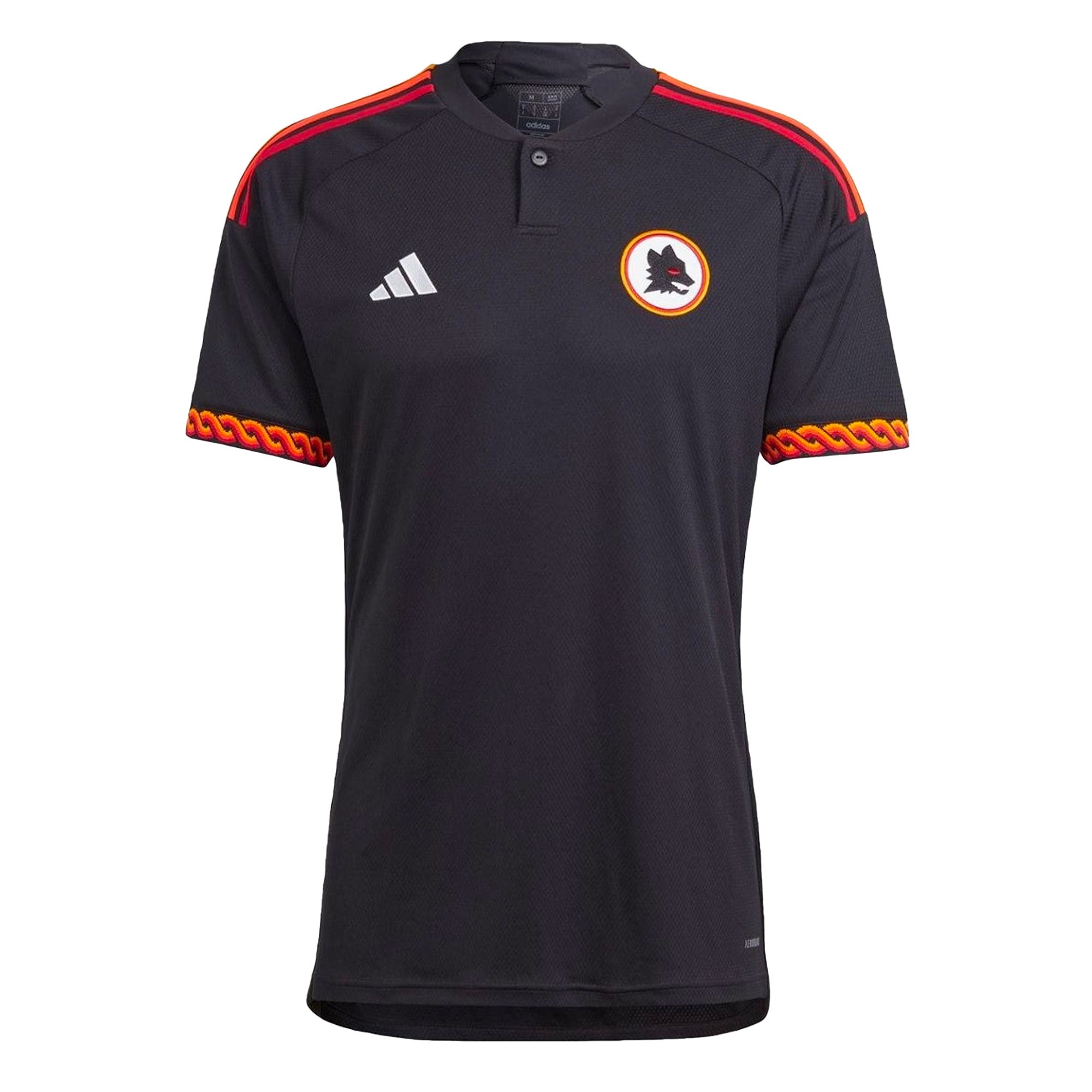 adidas Men's AS Roma 2023/24 Third Jersey Black、mySite、bottomscart