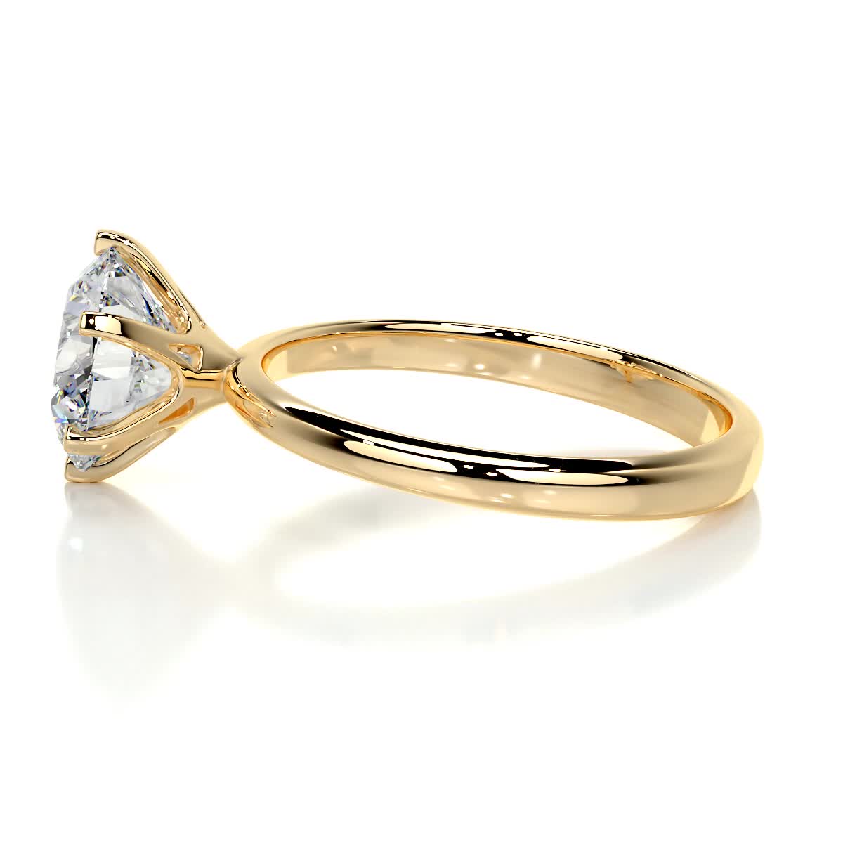 Samantha Bleu Lab Grown Diamond Ring -18K Yellow Gold、mySite、hinf8tx79