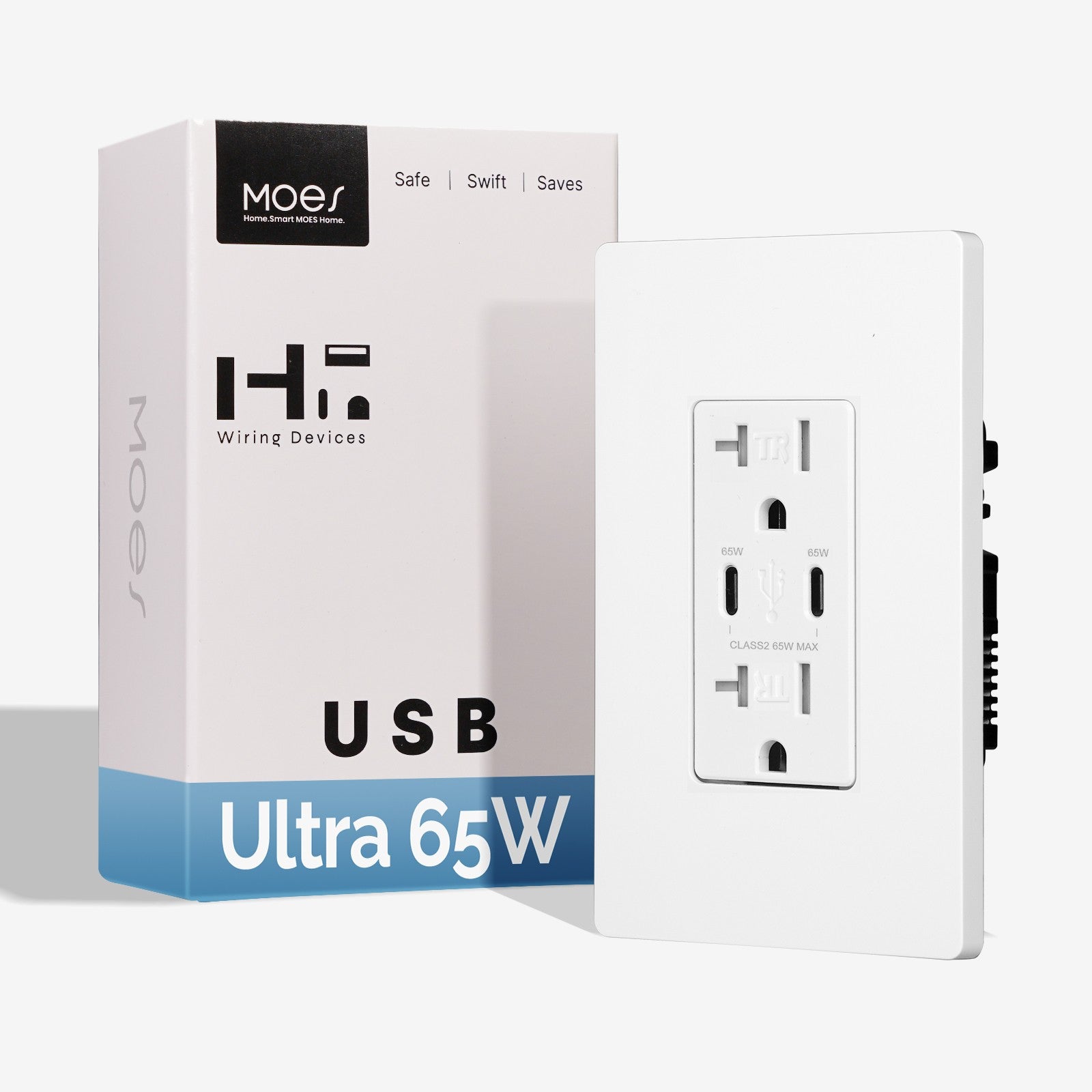 MOES 30W Power Delivery USB C Wall Electrical Outlet 20 Amp、mySite、fannypackpong