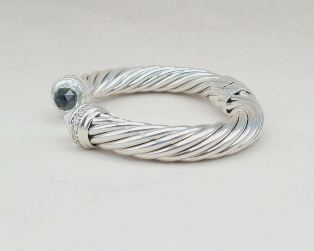 David Yurman Bracelet 10mm 鈥?Prasiolite & Diamonds、mySite、hinf8tx79
