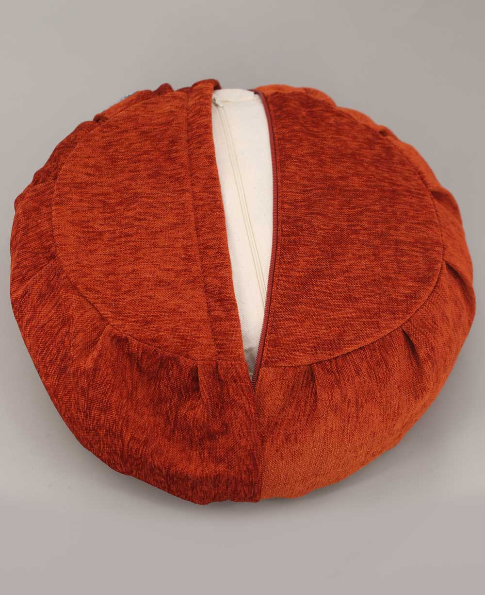 Rust Be Here Now Zafu Chenille Meditation Cushion、mySite、topwebapps
