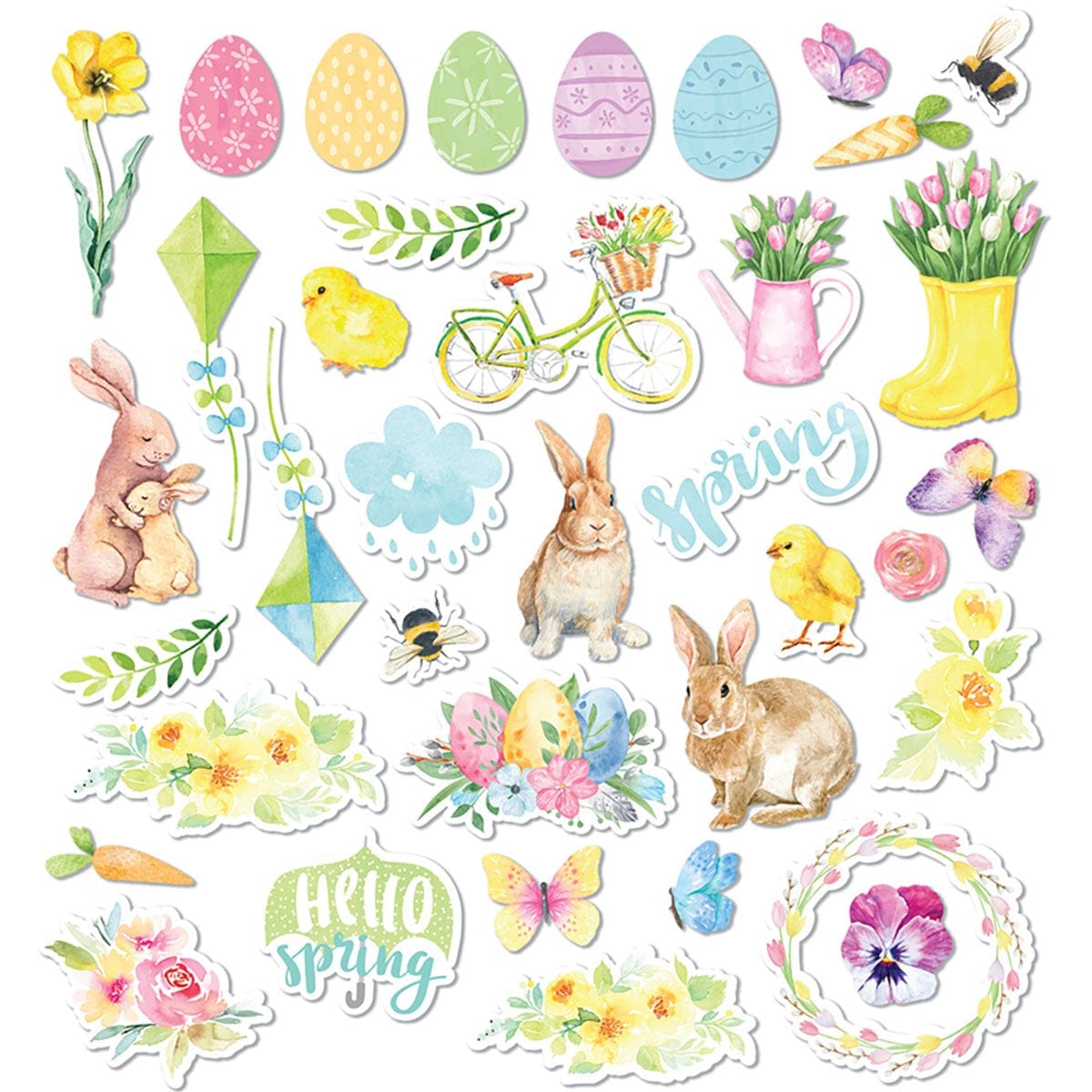  Paper Crafting Kit - Hello Spring、mySite、ghnorth
