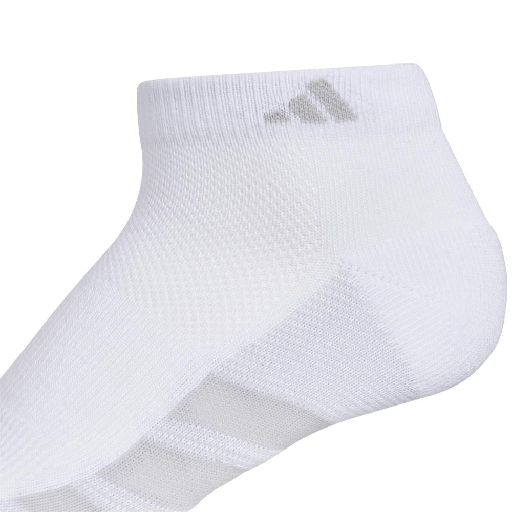 adidas Women's SuperLite Low-Cut 3 Pack Socks - White