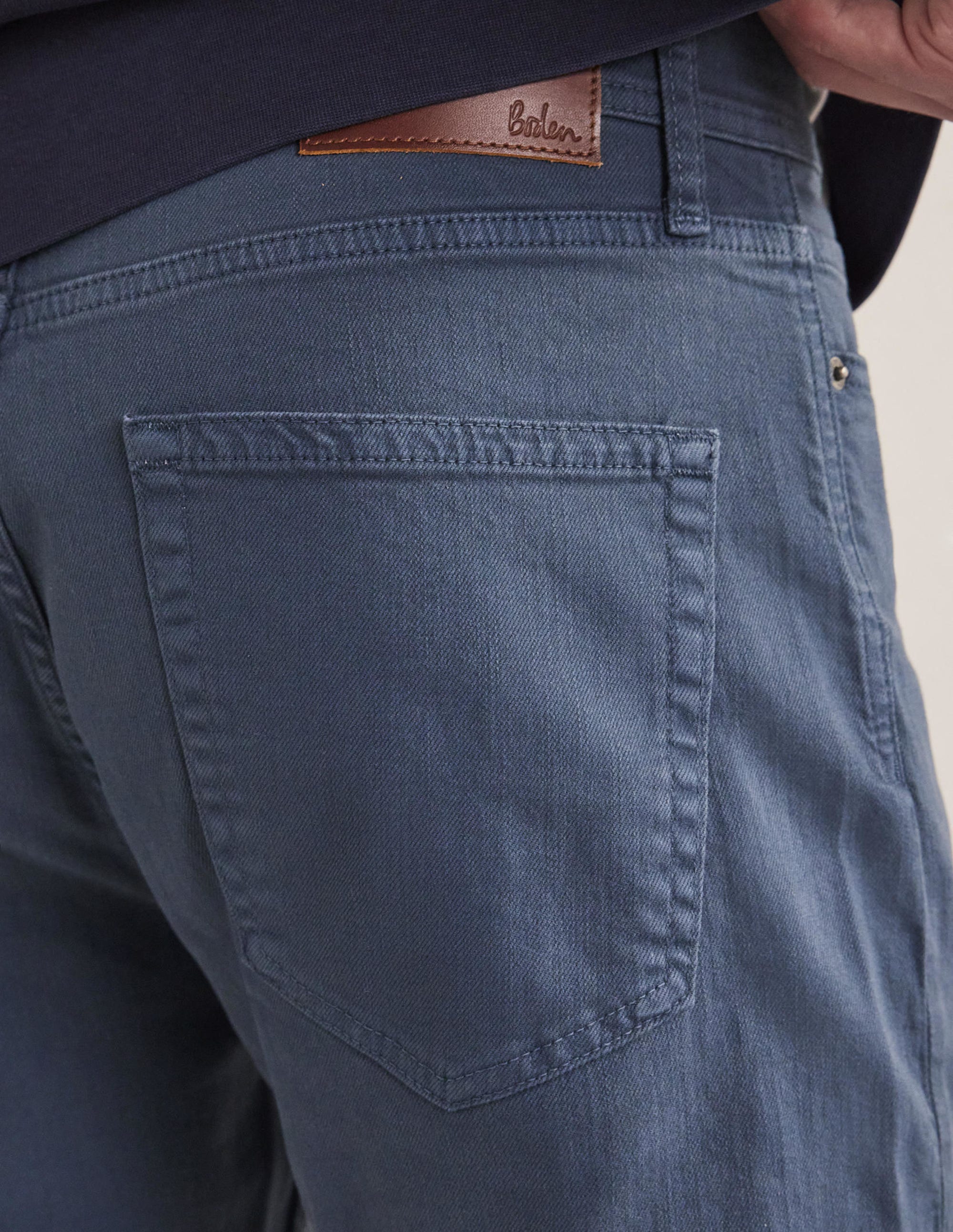  Garment Dye 5 Pocket Trousers-Robot Blue、mySite、ashleygrahame