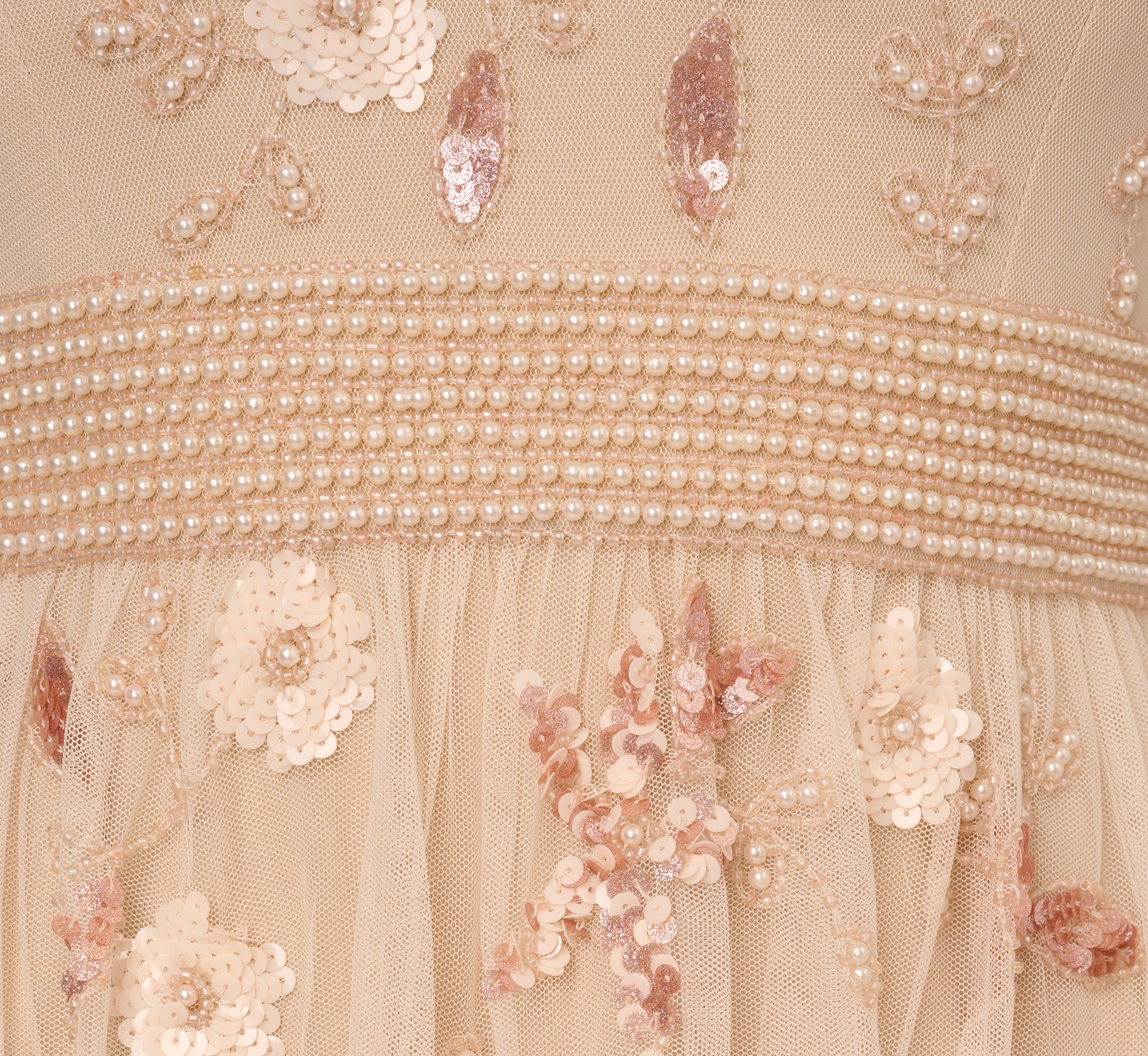 Cap Sleeve Pearly Sequin Cocktail Dress In Pale Pink、mySite、solidvoid