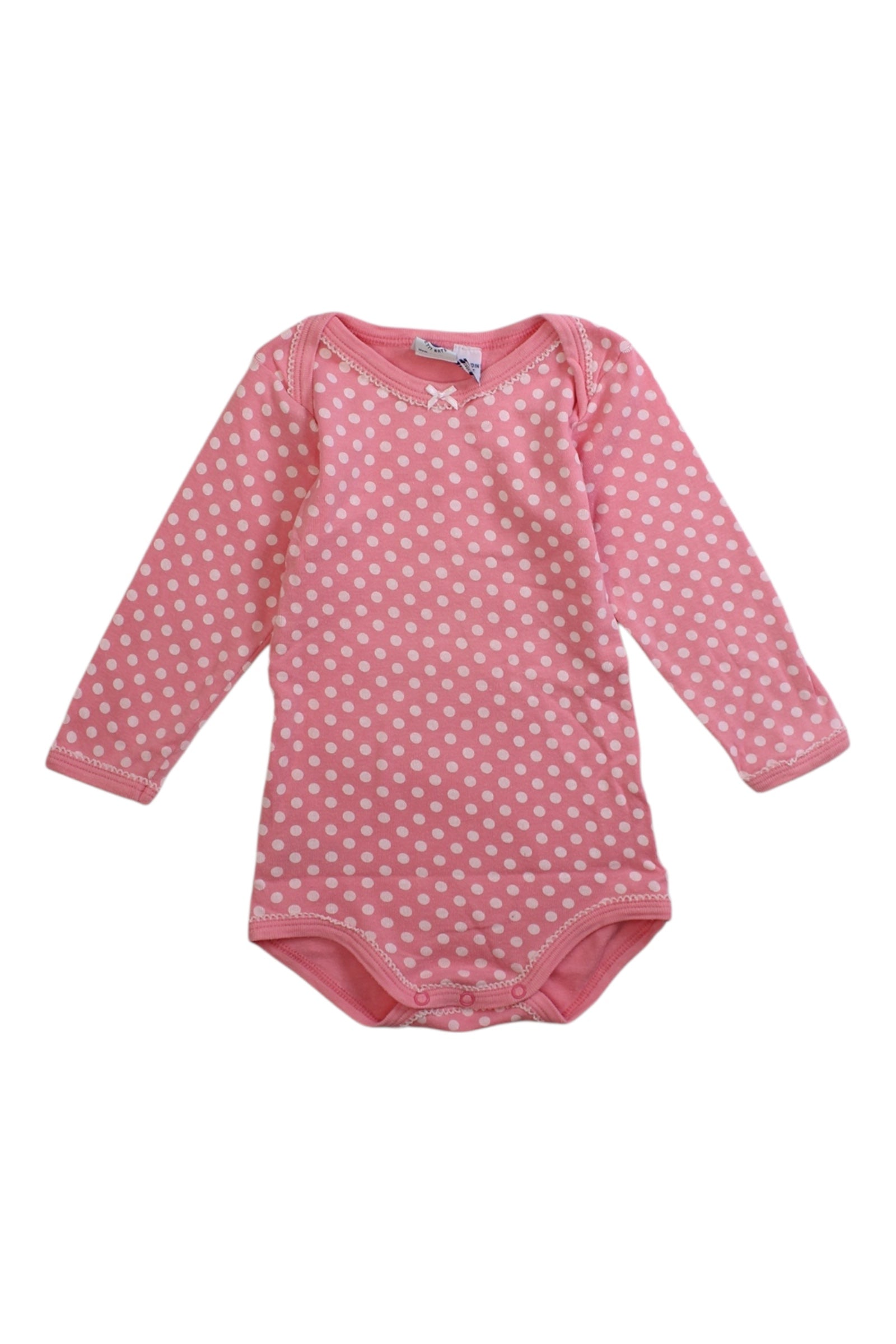 Petit Bateau Polka Dot Long Sleeve Bodysuit 6-12M、mySite、g9winljtr