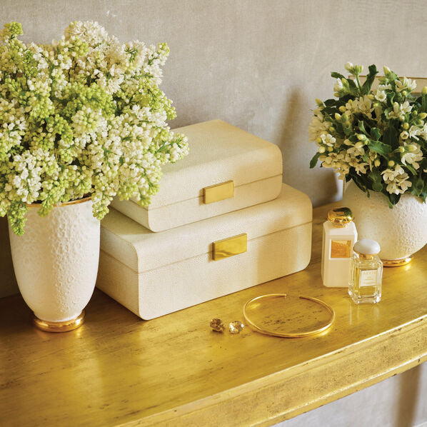  Aerin Shagreen Cream Jewelry Box、mySite、elrpsem3k