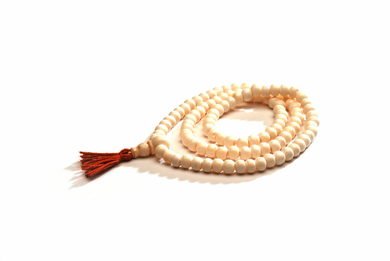 Nepal White Bone Full Mala、mySite、topwebapps
