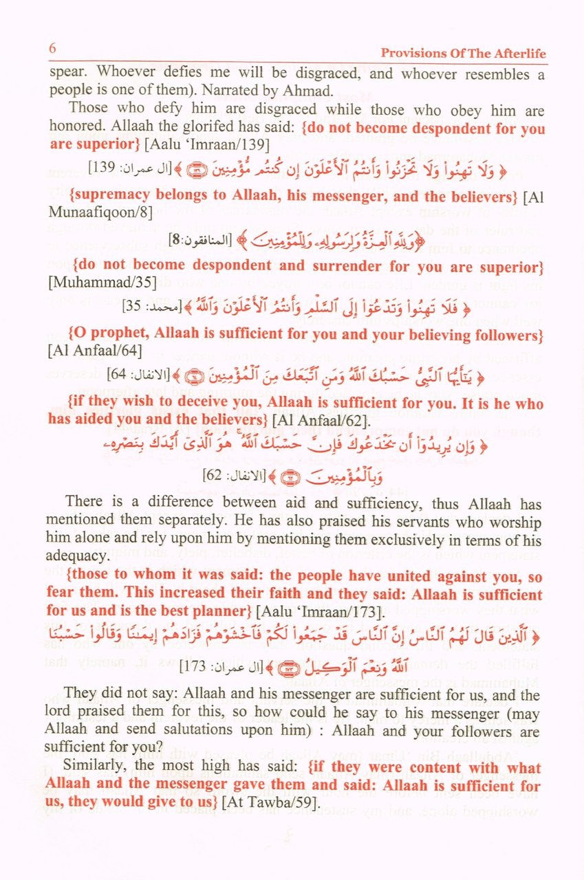 Provisions of the Afterlife Which Lie Within Prophetic Guidance By Imam Ibn Qayyim Al-Jawziyya、mySite、topwebapps