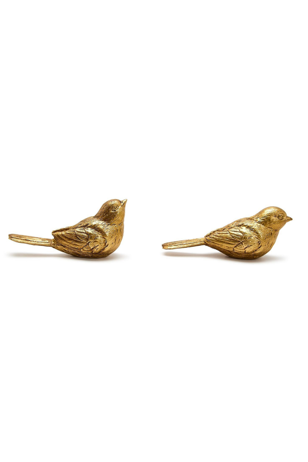 Set of 2 Golden Birds - Resin、mySite、hinf8tx79