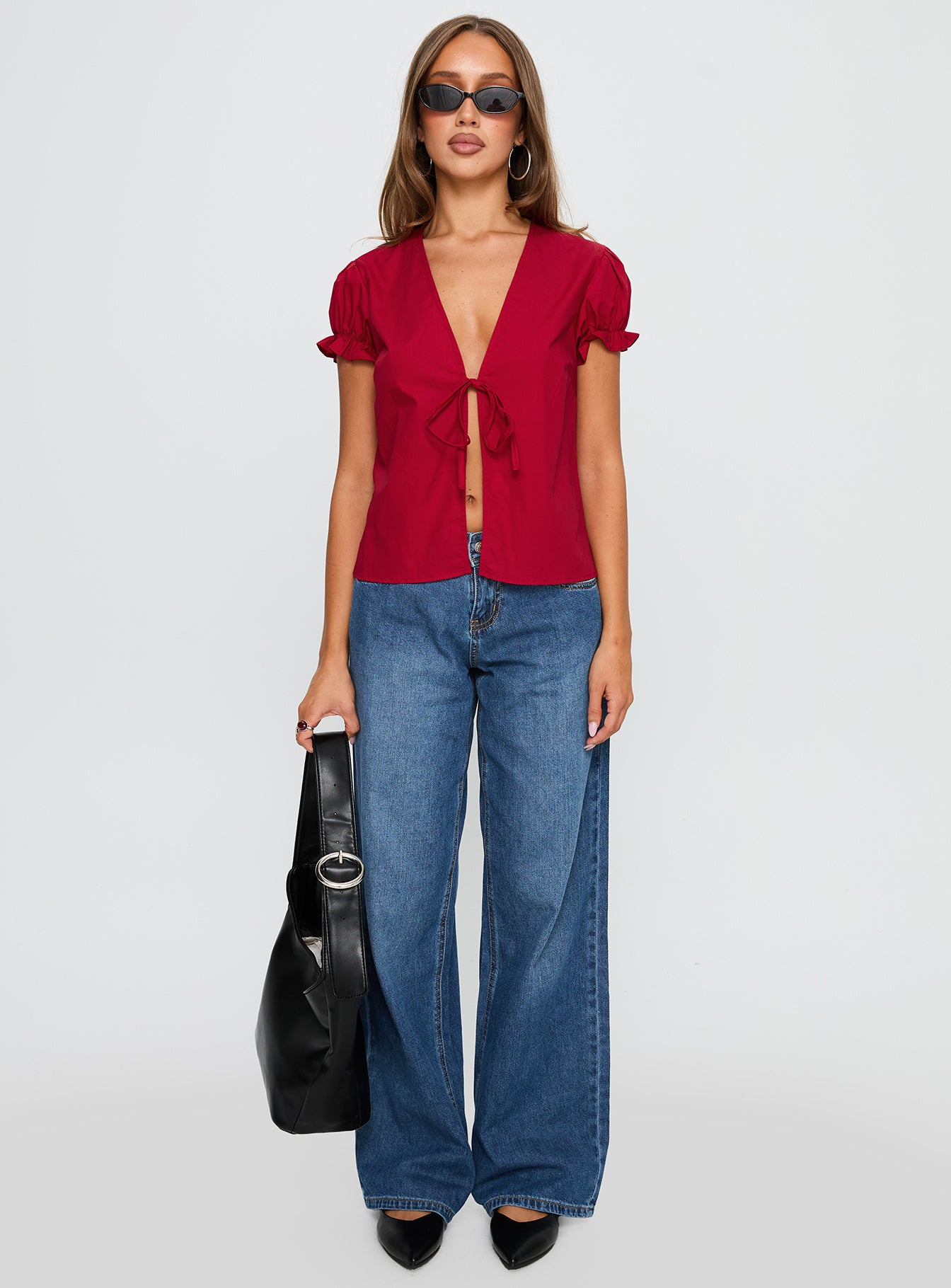 Starstruck Tie Up Top Red、mySite、solidvoid