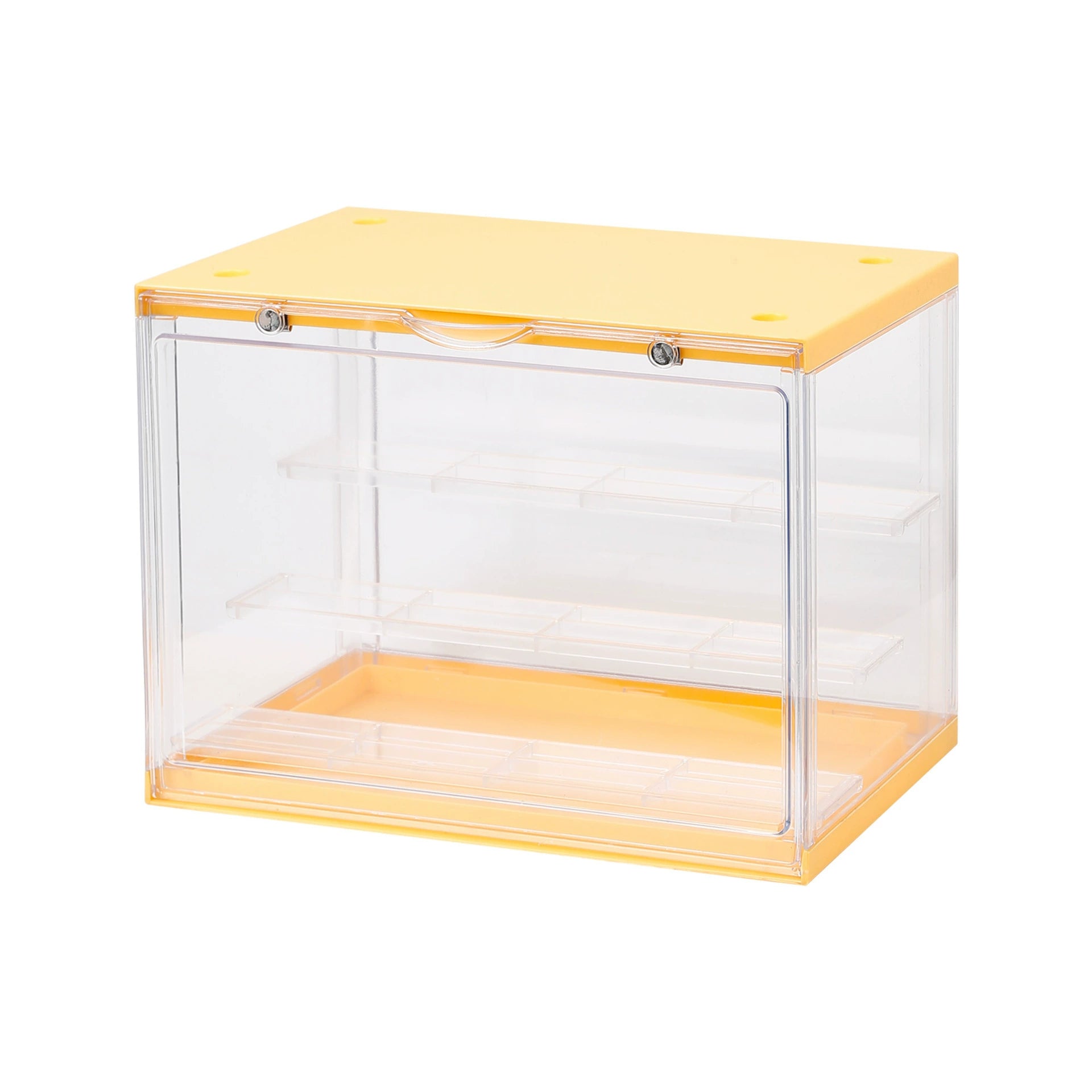  Stackable Clear Display Shelf, Stackable and Tiered Design, Magnetic Door, Perfect for Figurines、mySite、greenlandpopulation