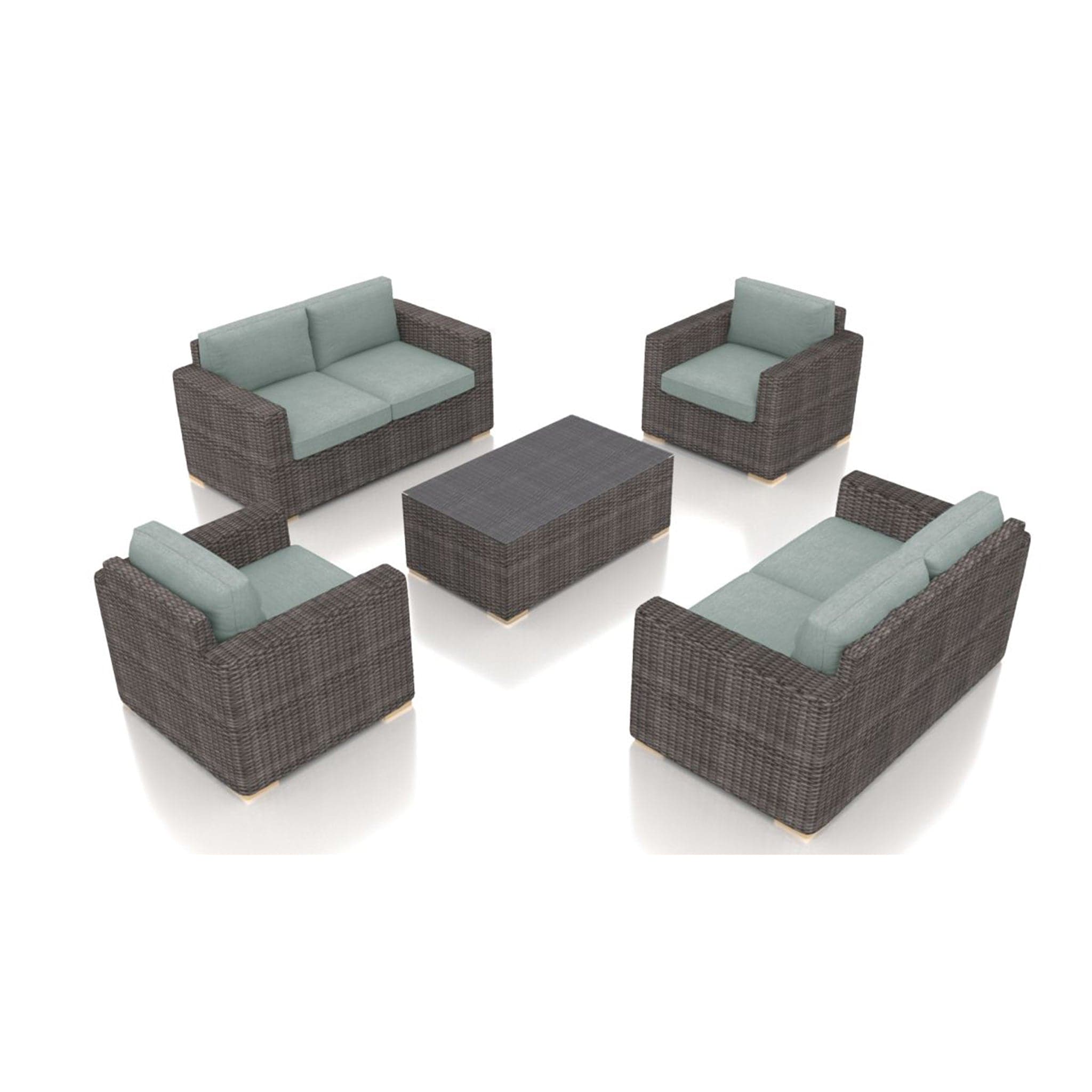 Dune 5 Piece Double Loveseat Set、mySite、neckold