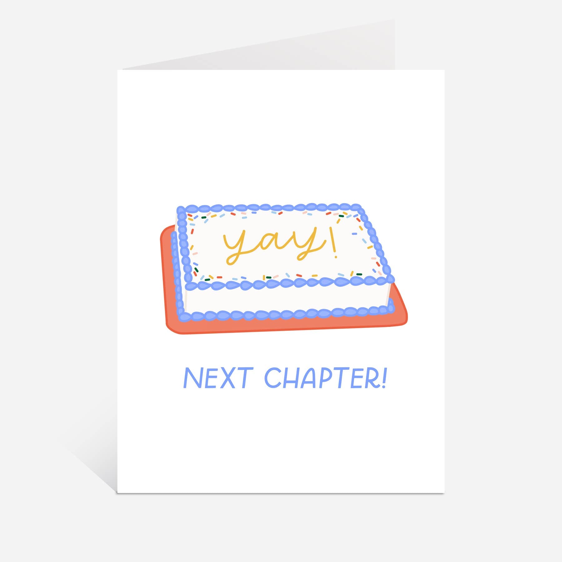 Just Follow Your Art - Next Chapter! | Congratulations Book Theme Card, Congrats、mySite、garagedoors4me
