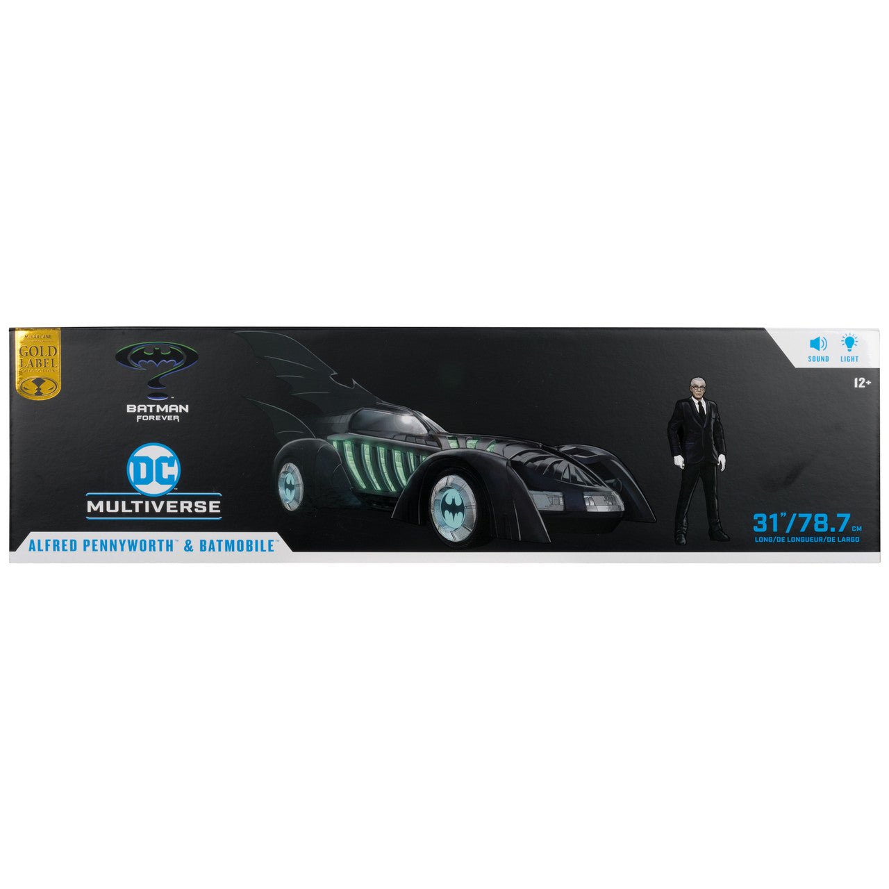 DC Multiverse Batman Forever Batmobile Vehicle and Alfred Pennyworth、mySite、hgirdovlk