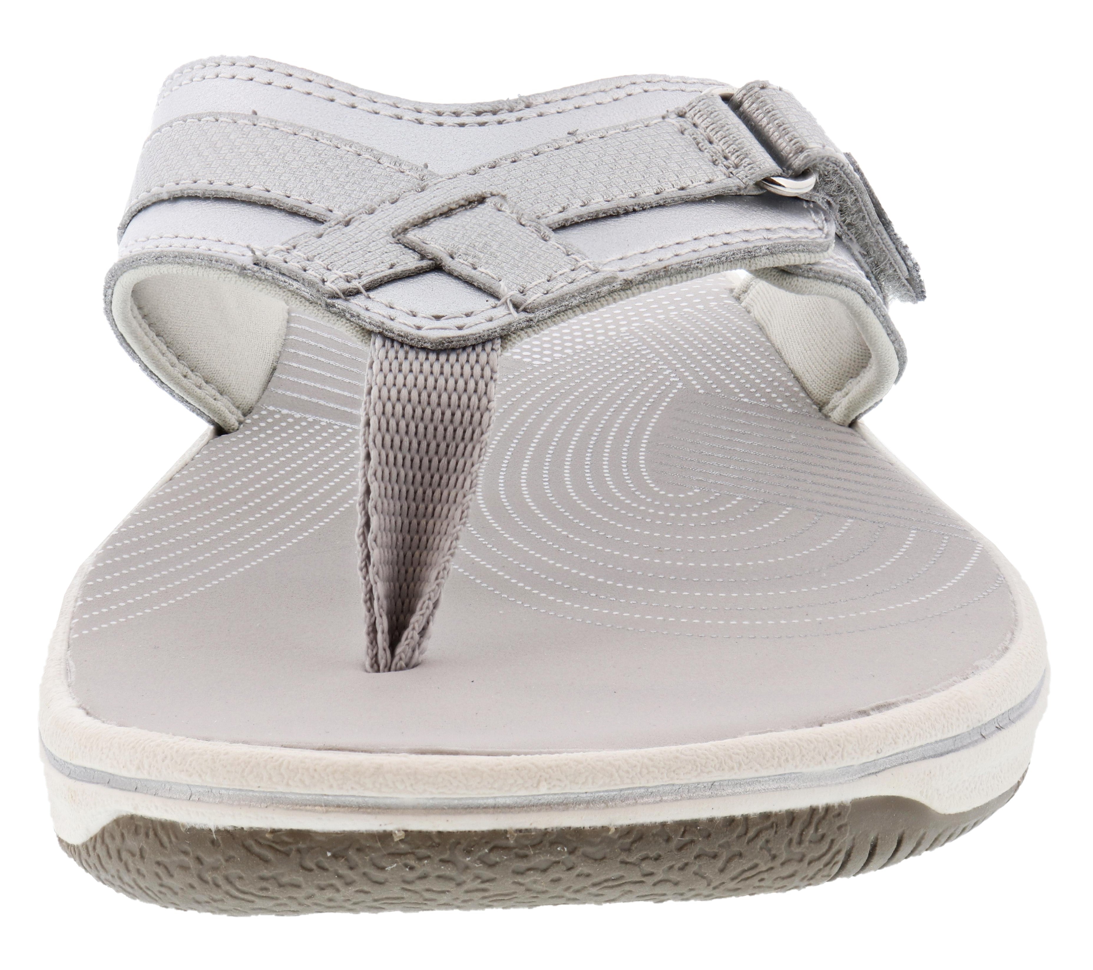 Clarks Women Sandals Lightweight Flip Flops Breeze Sea、mySite、dreamappss