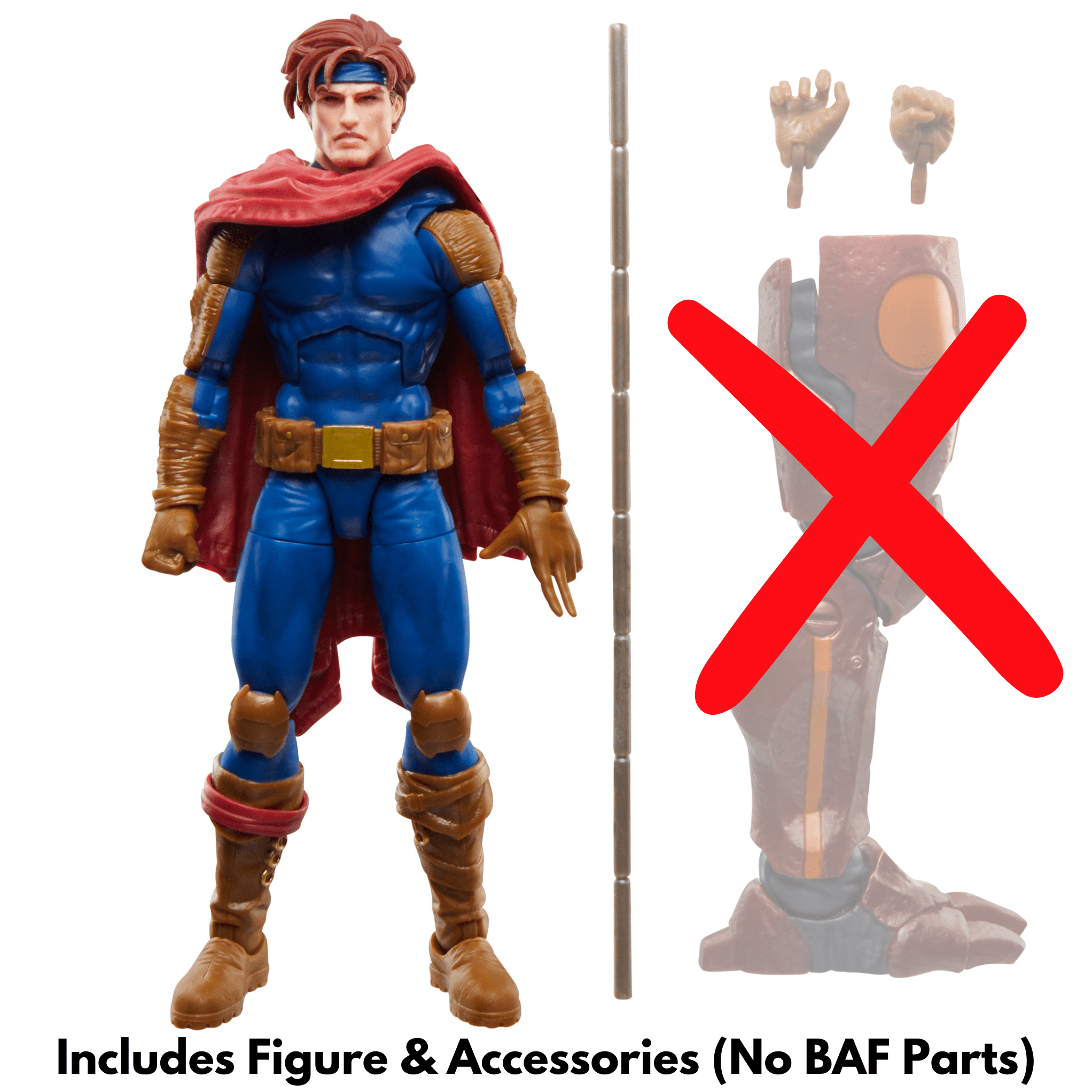 Marvel Legends Series Age of Apocalypse Gambit LOOSE (No BAF Parts)、mySite、hgirdovlk