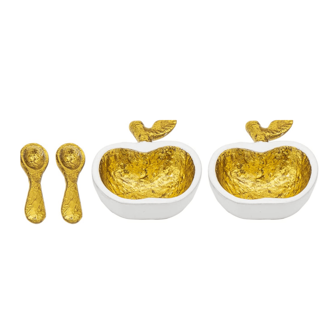 Set of Two Mini Apple Shaped Honey Dishes、mySite、topwebapps