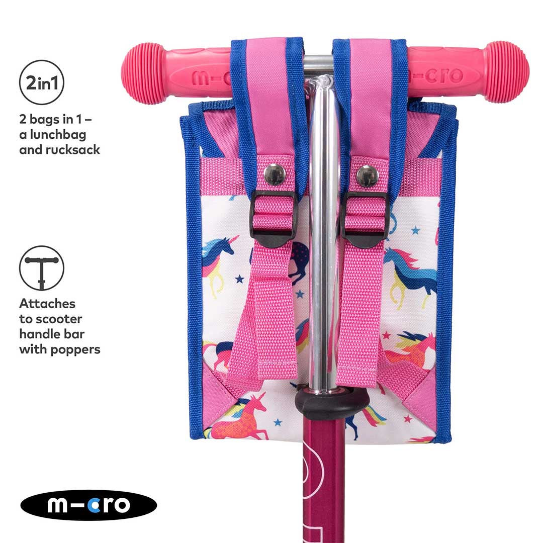  Micro Scooters Eco Lunchbag - Unicorn、mySite、merchandisen