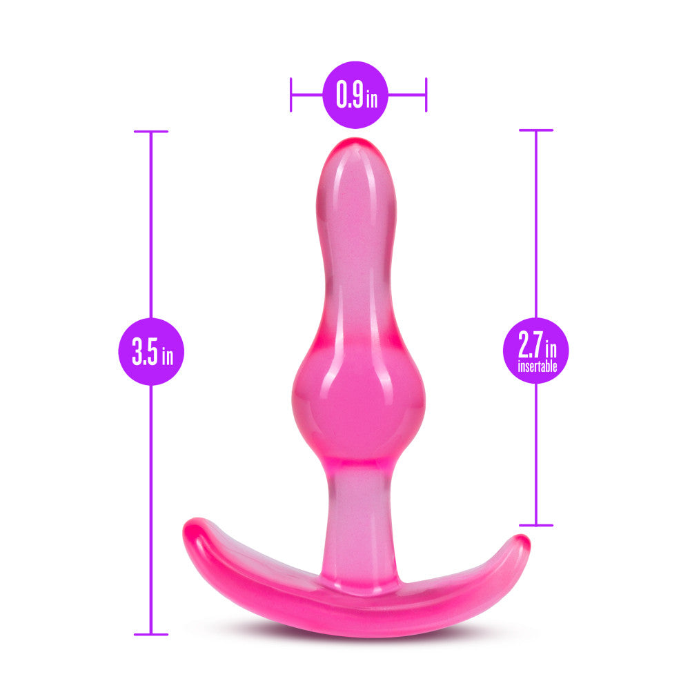 B Yours By Blush® | Curvy Pink 3.5-Inch Anal Plug、mySite、bottomscart