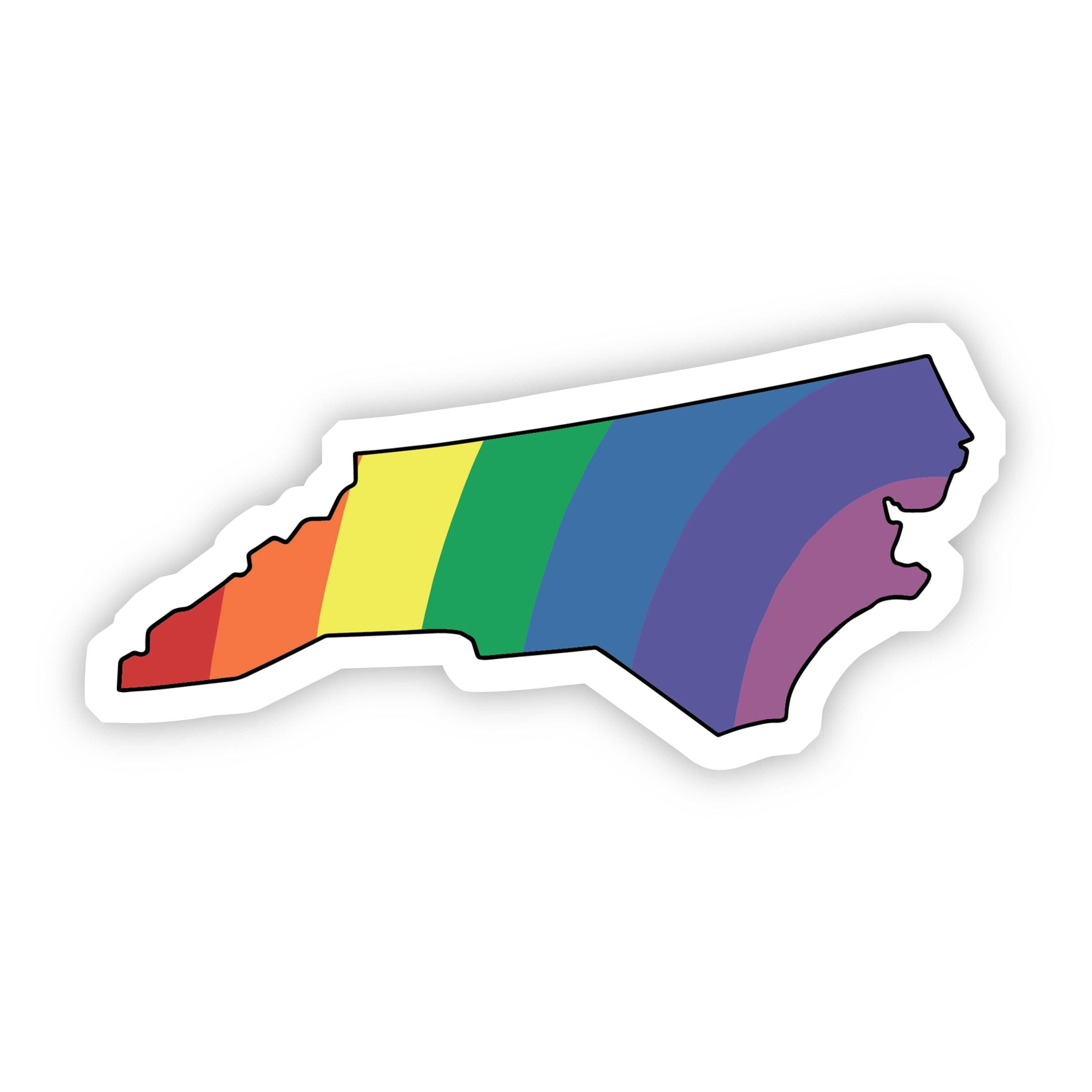  North Carolina Rainbow Sticker、mySite、elrpsem3k
