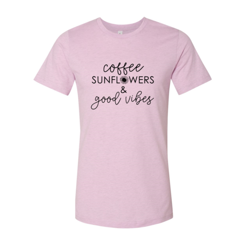 Coffee Sunflowers & Good Vibes T-Shirt、mySite、camillekostekn