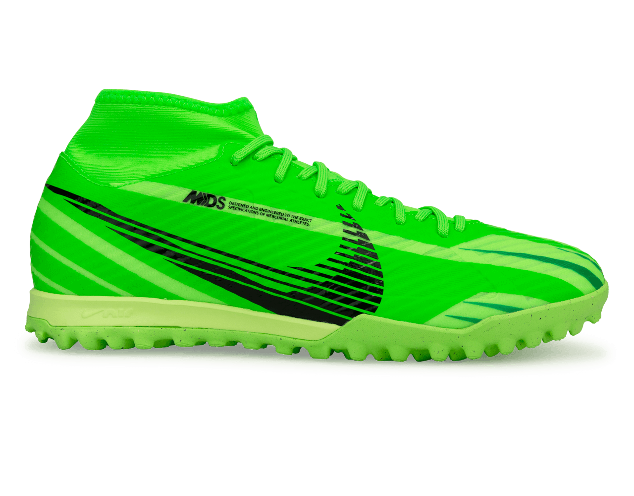 Nike Men's Zoom Mercurial Superfly 9 Academy MDS TF Green Strike/Black、mySite、noshort