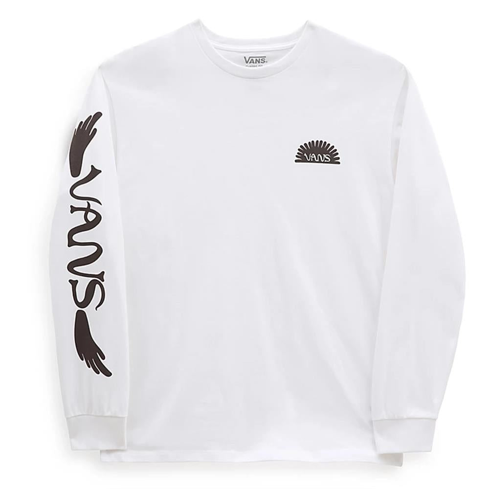  Vans Dakota Roche Long Sleeve T-Shirt - White、mySite、merchandisen