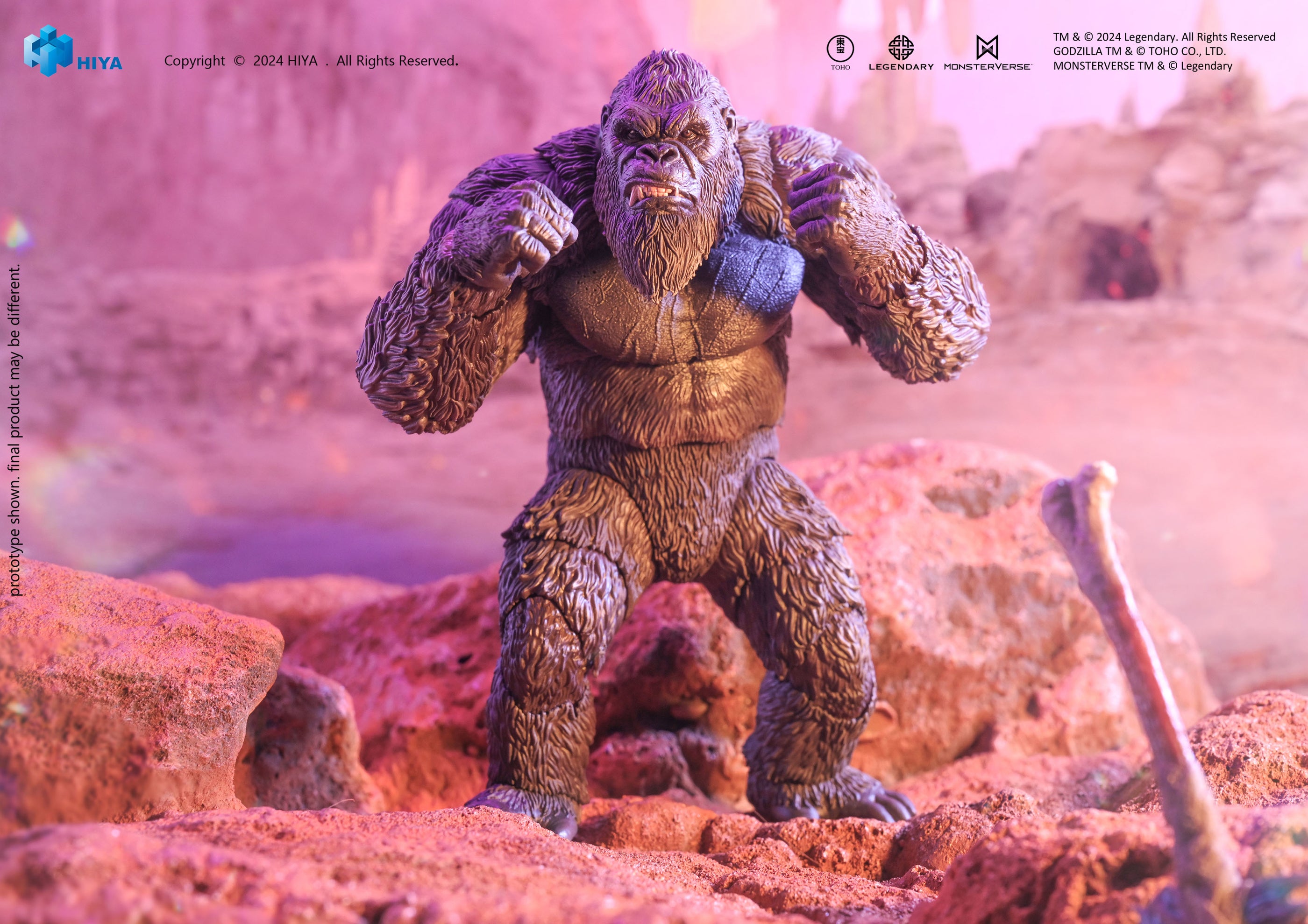 Hiya Toys Exquisite Basic Series Godzilla x Kong: The New Empire Kong (PX Previews Exclusive)、mySite、hgirdovlk