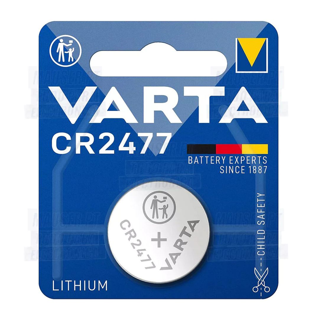 Varta Pilha de Lítio CR2477 3.0V 850mAh - Varta 6477、mySite、fannypackpong