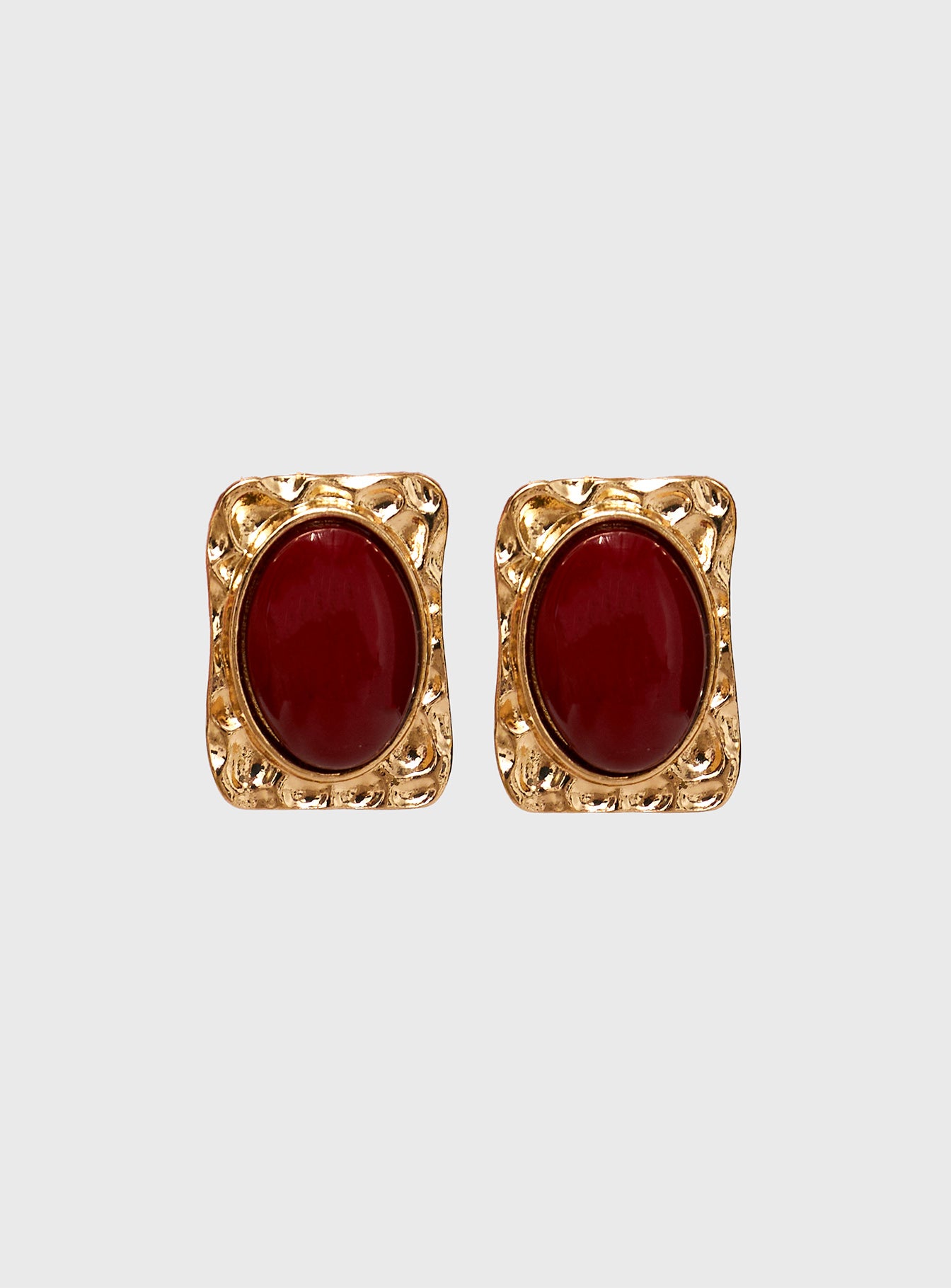 Jaquetta Earrings Red / Gold、mySite、solidvoid