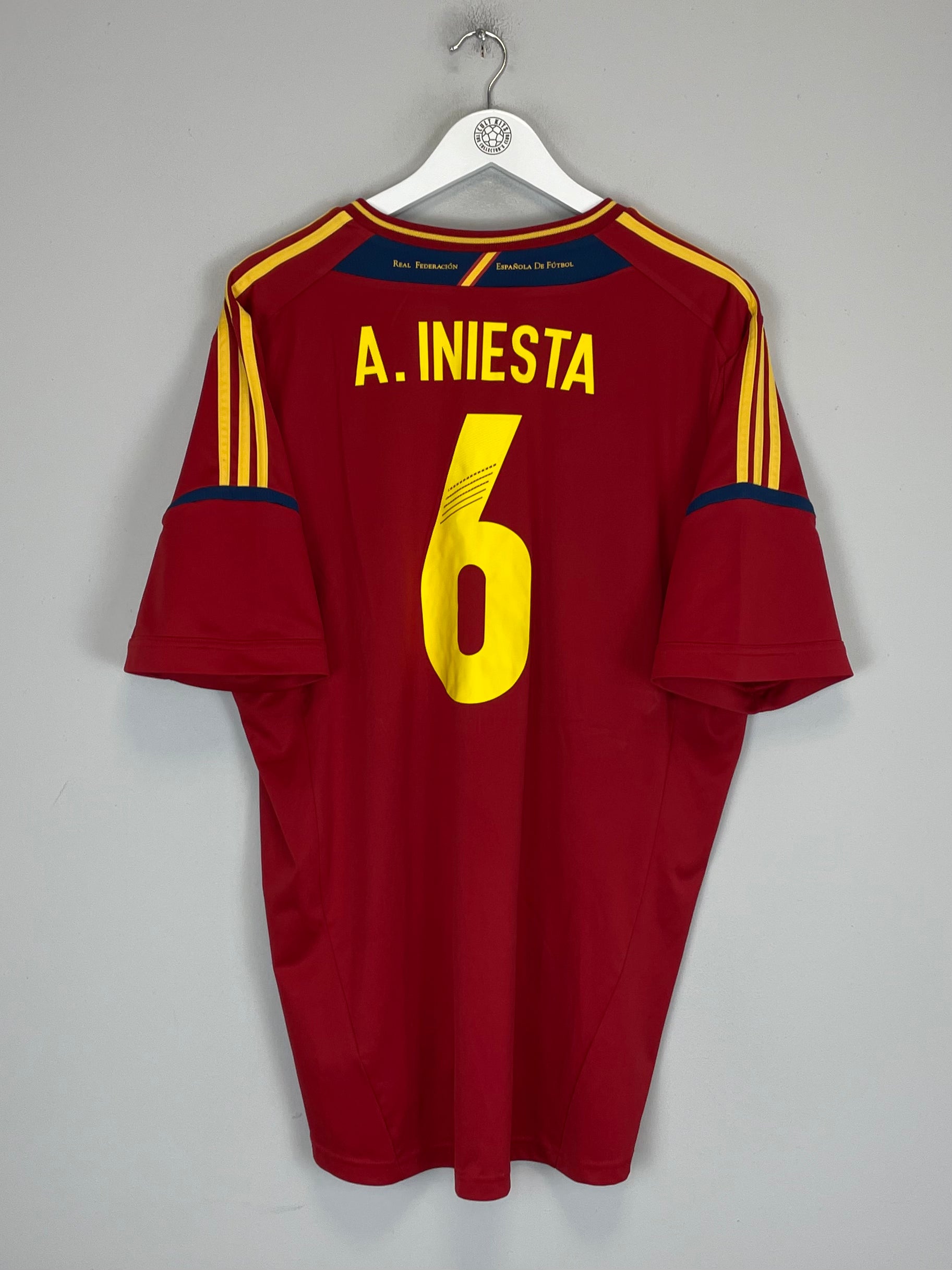 2012/13 SPAIN A.INIESTA #6 HOME SHIRT (XXL) ADIDAS、mySite、sh2012/13 SPAIN A.INIESTA #6 HOME SHIRT (XXL) ADIDAS、mySite、glenpowelloop_name