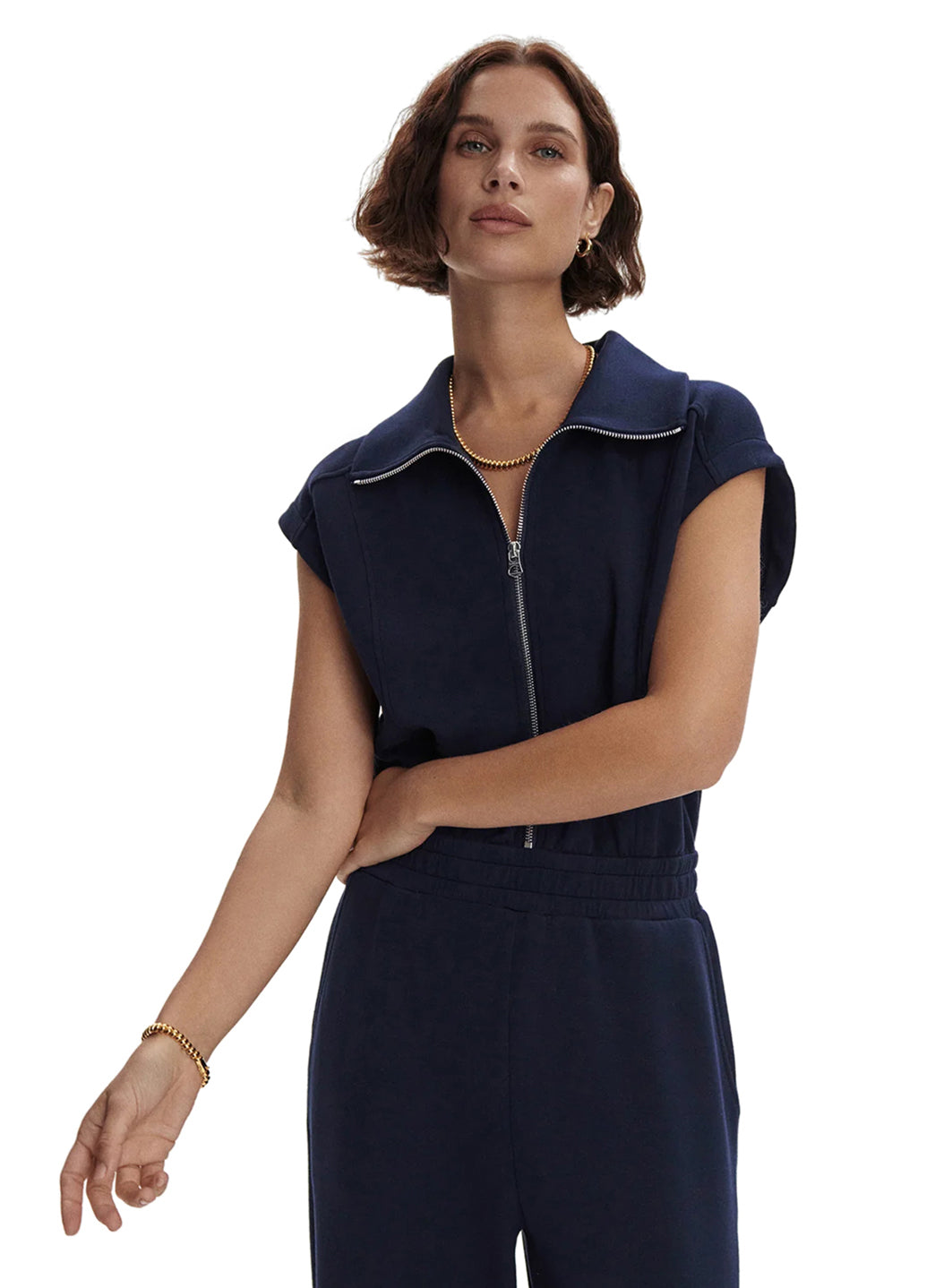 Varley Monica Half Zip Jumpsuit、mySite、noshort