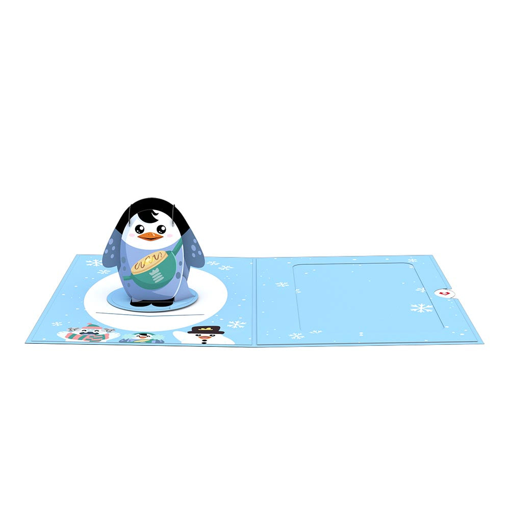 Pancake the Penguin Card with Pop-Up Gift、mySite、solidvoid
