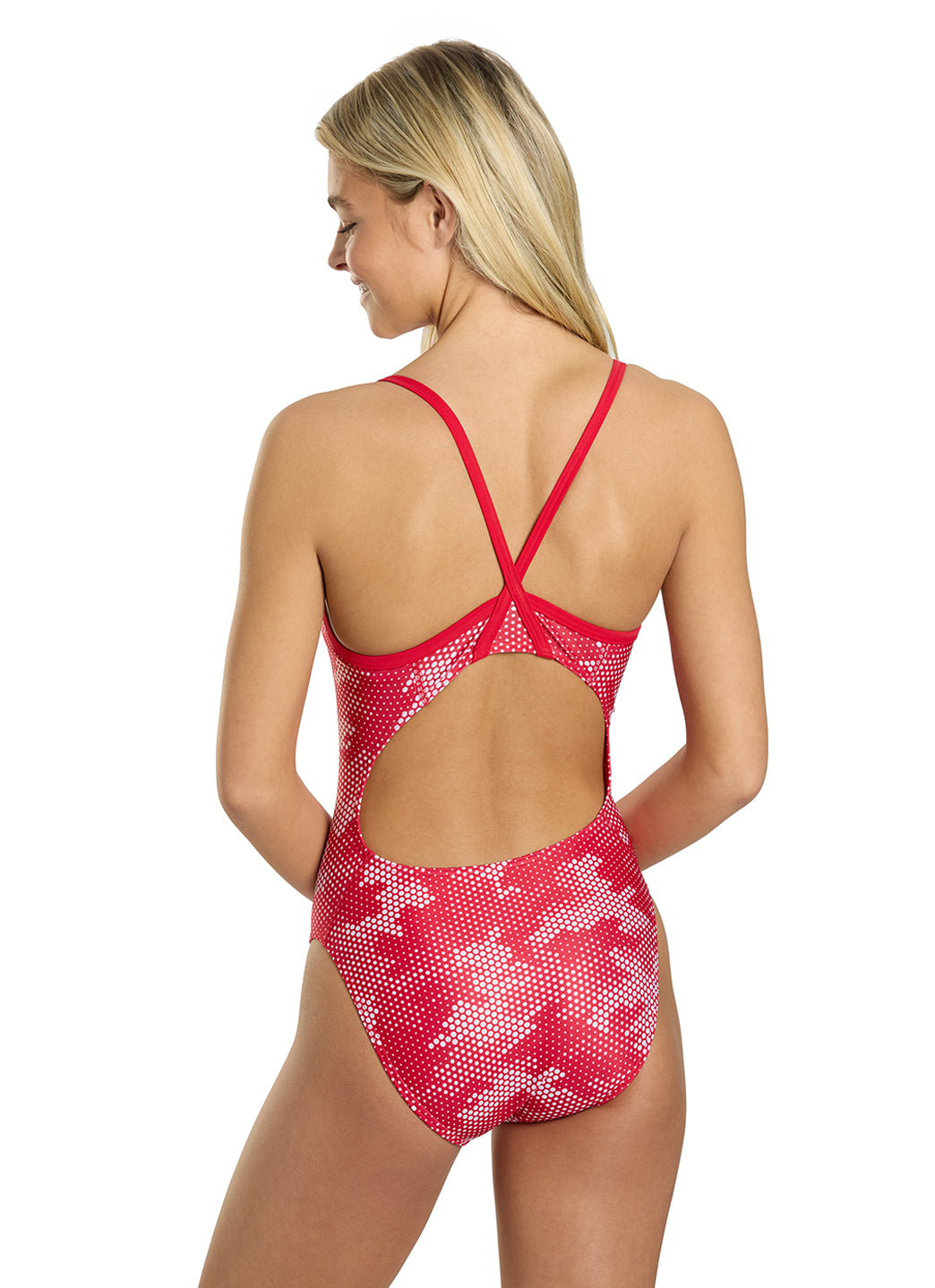 Sporti HydroLast Digi Camo Thin Strap One Piece Swimsuit (22-44)、mySite、noshort