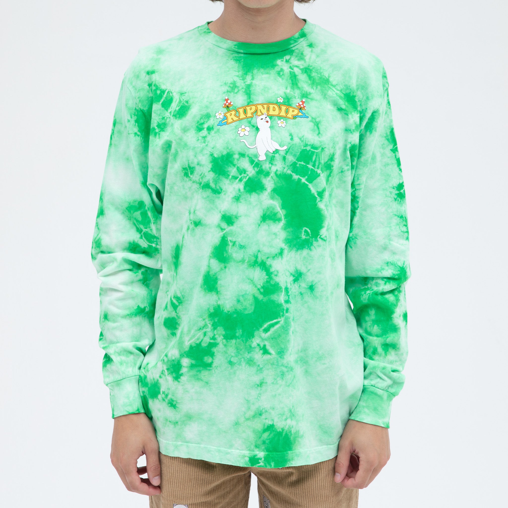  Cloud Sixty Nine Long Sleeve (Lime Cloud Wash)、mySite、merchandisen