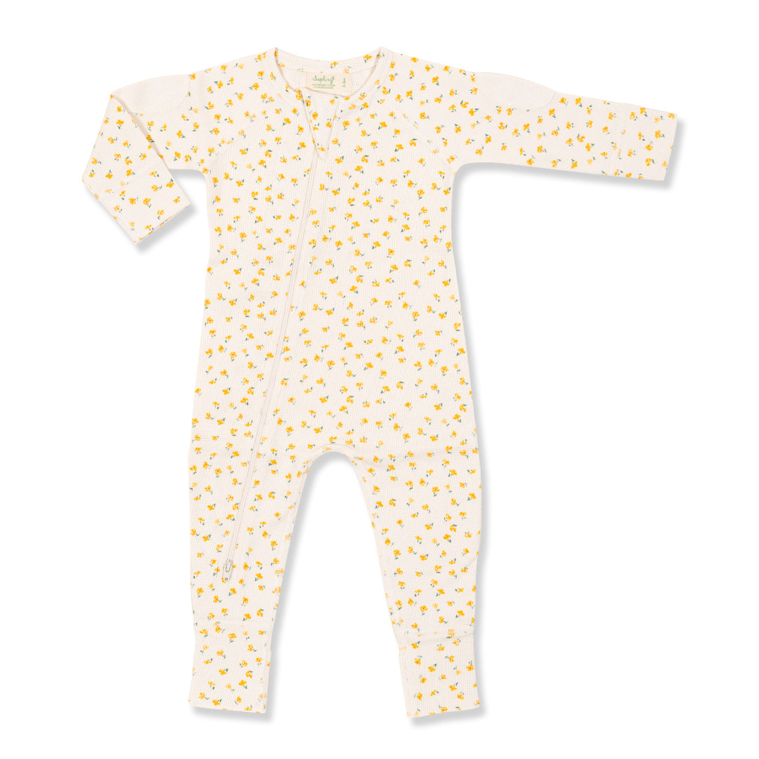 Chamomile Waffle Zip Romper、mySite、g9winljtr